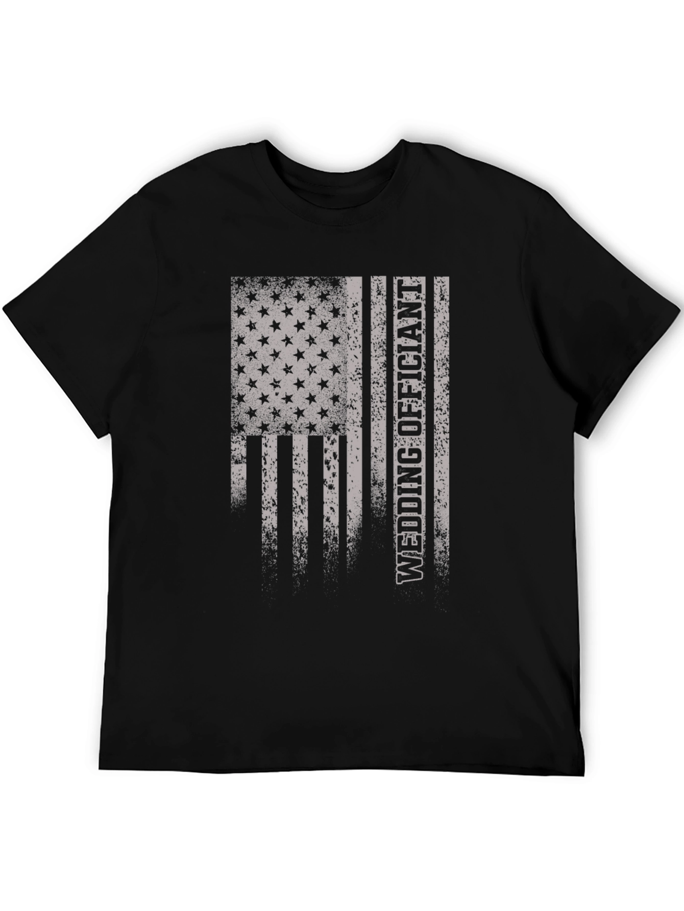 Wedding Officiant American Flag T-Shirt