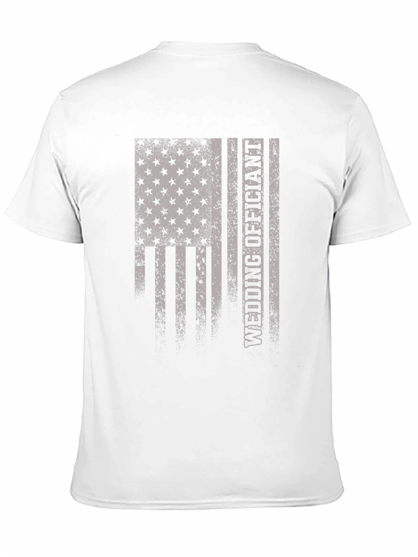 Wedding Officiant American Flag T-Shirt