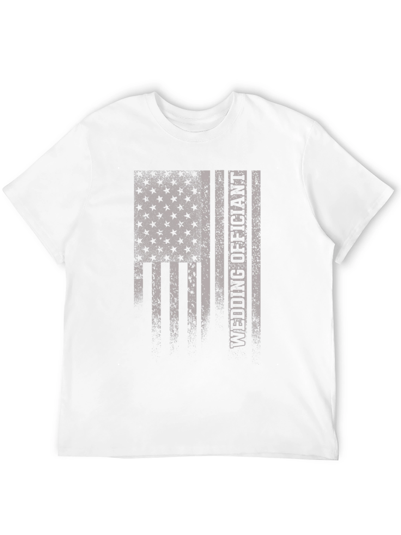Wedding Officiant American Flag T-Shirt