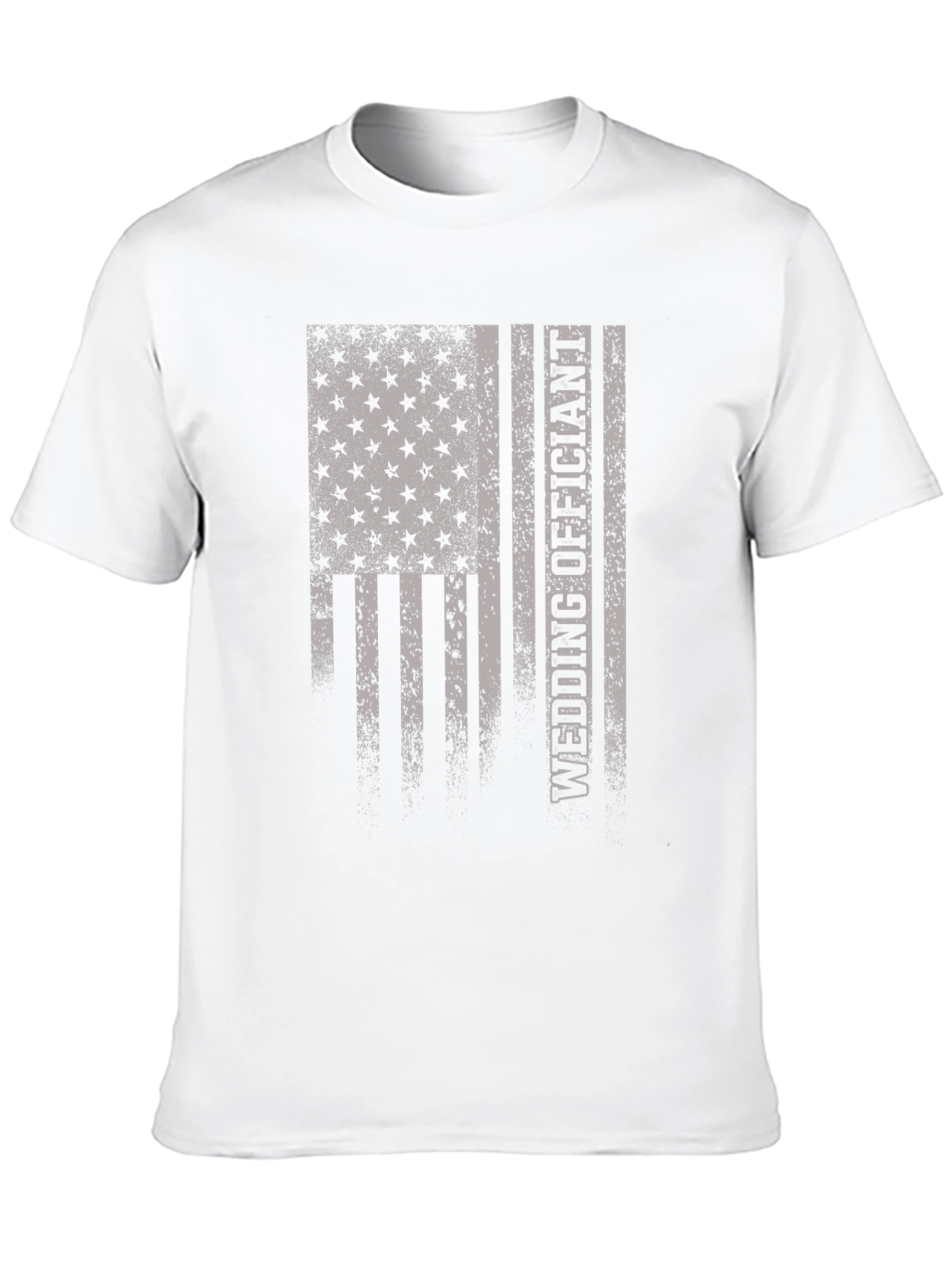 Wedding Officiant American Flag T-Shirt