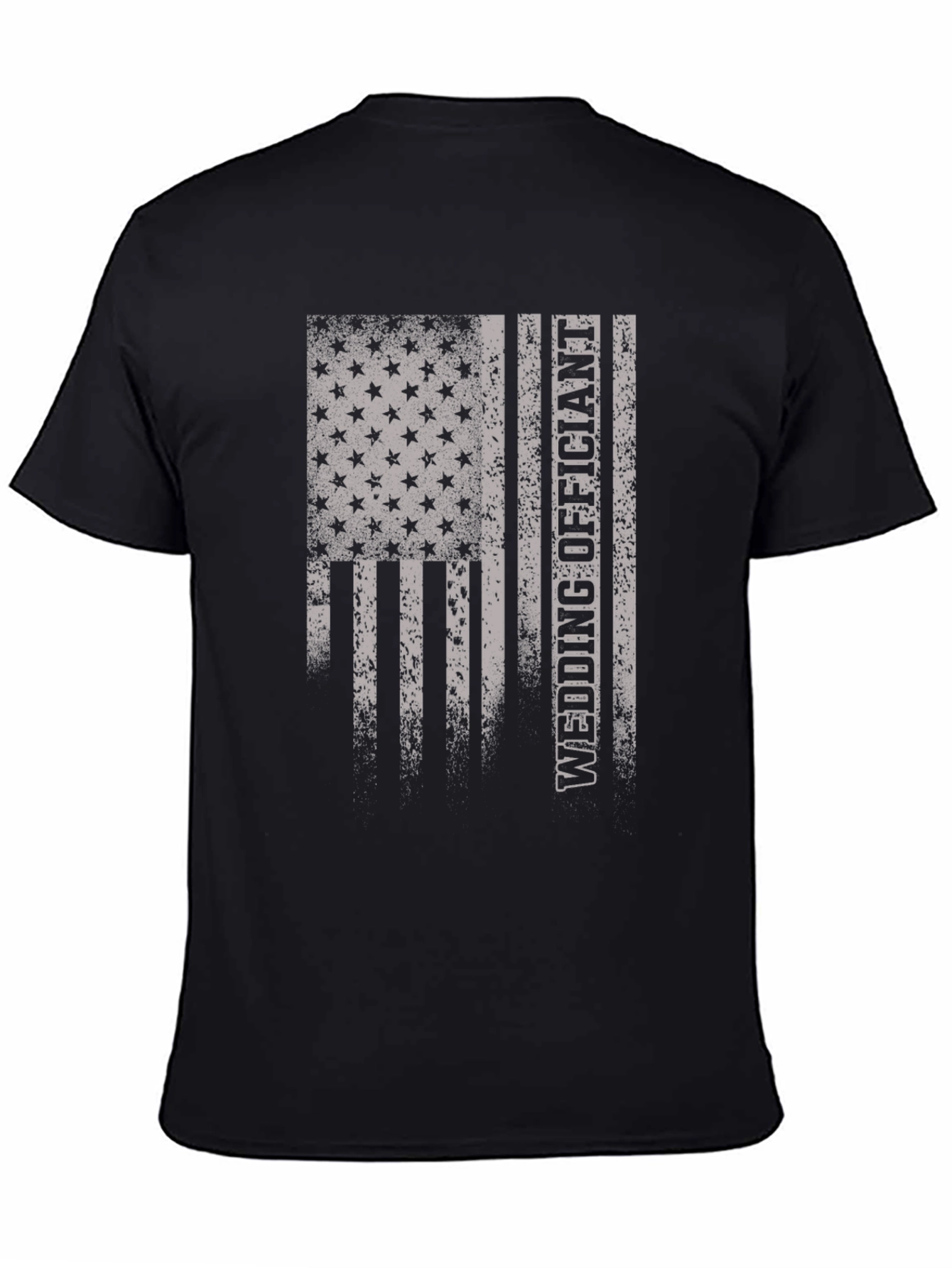 Wedding Officiant American Flag T-Shirt