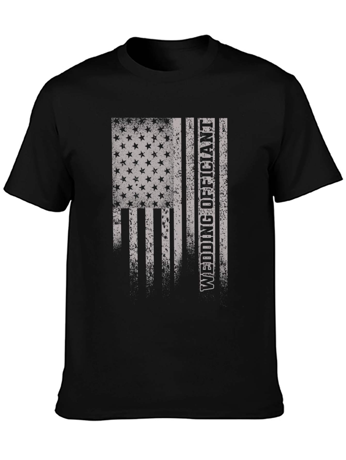 Wedding Officiant American Flag T-Shirt