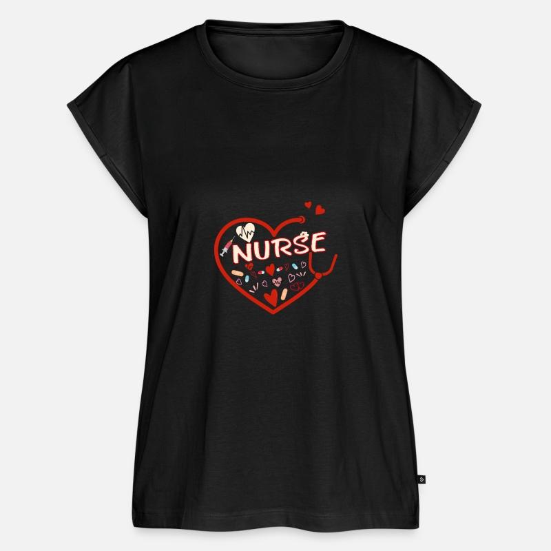 Nurses Women Valentine Hearts Stethoscope