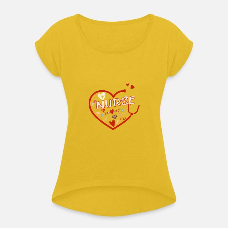 Nurses Women Valentine Hearts Stethoscope