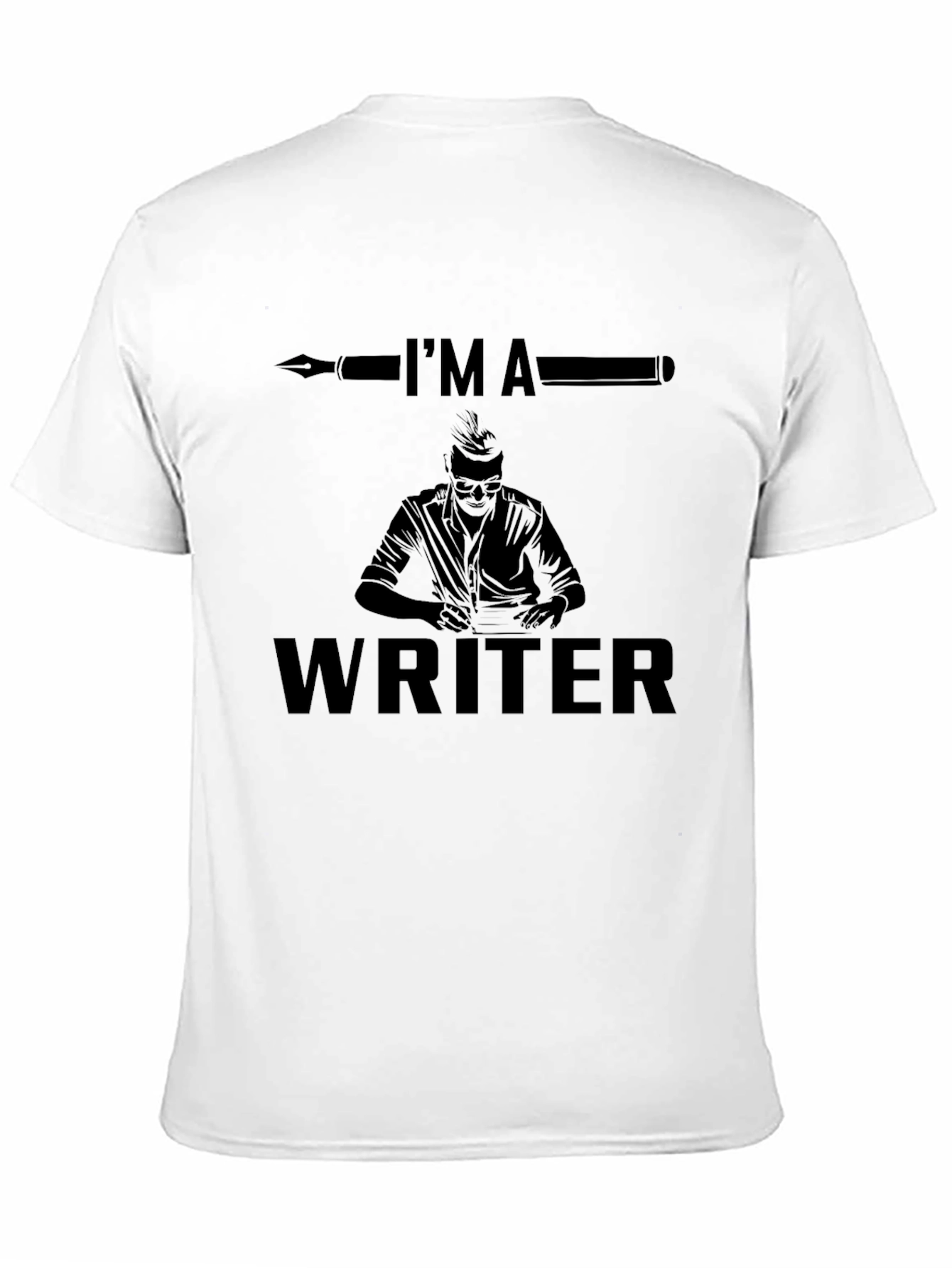 Im A Writer T-Shirt - Black Creative Design