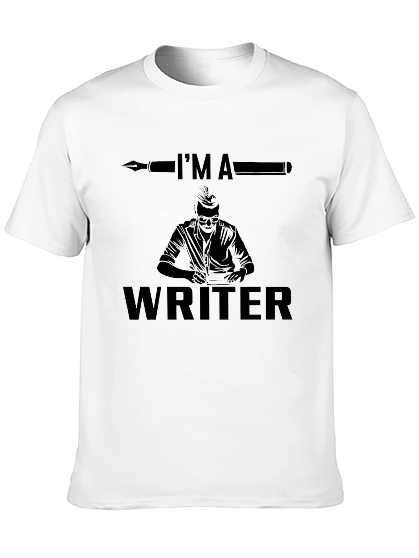 Im A Writer T-Shirt - Black Creative Design