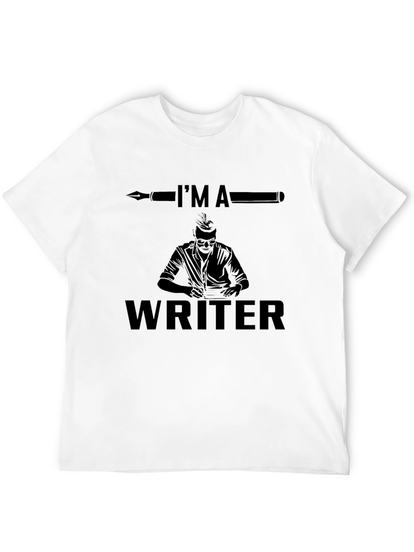 Im A Writer T-Shirt - Black Creative Design