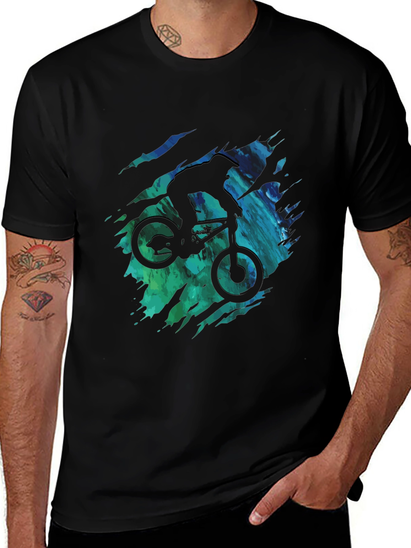 Mountain Biker Graphic Tee - Ride in Style