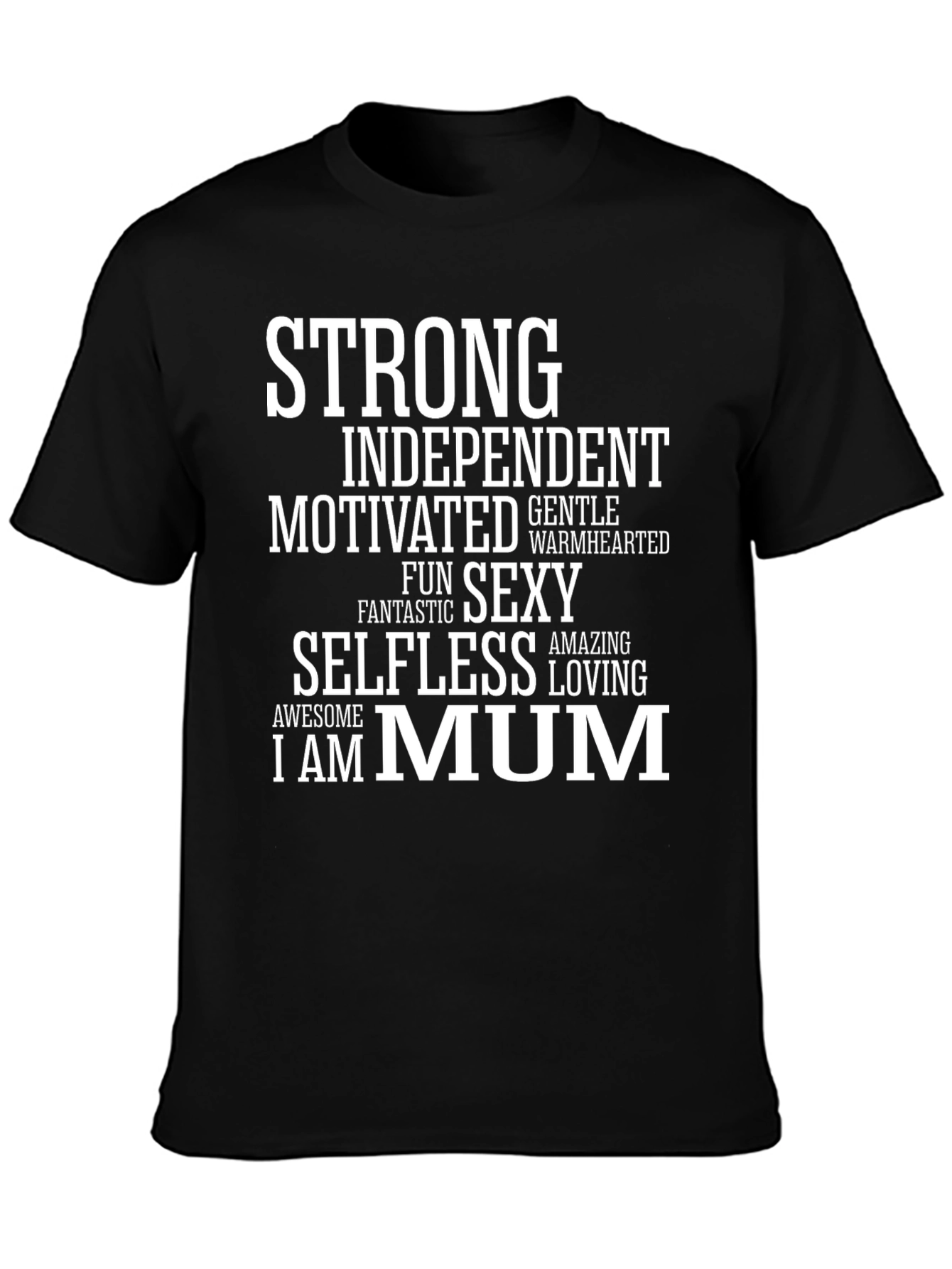 Strong Mum Graphic T-Shirt