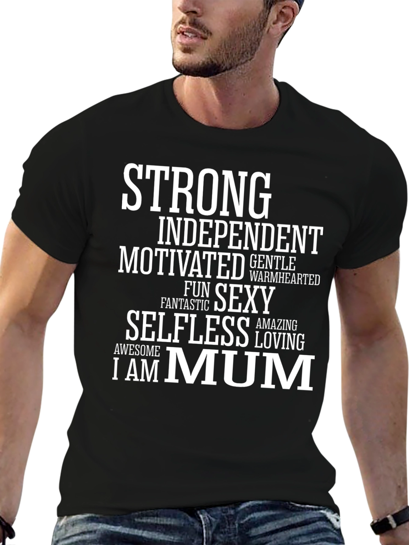 Strong Mum Graphic T-Shirt