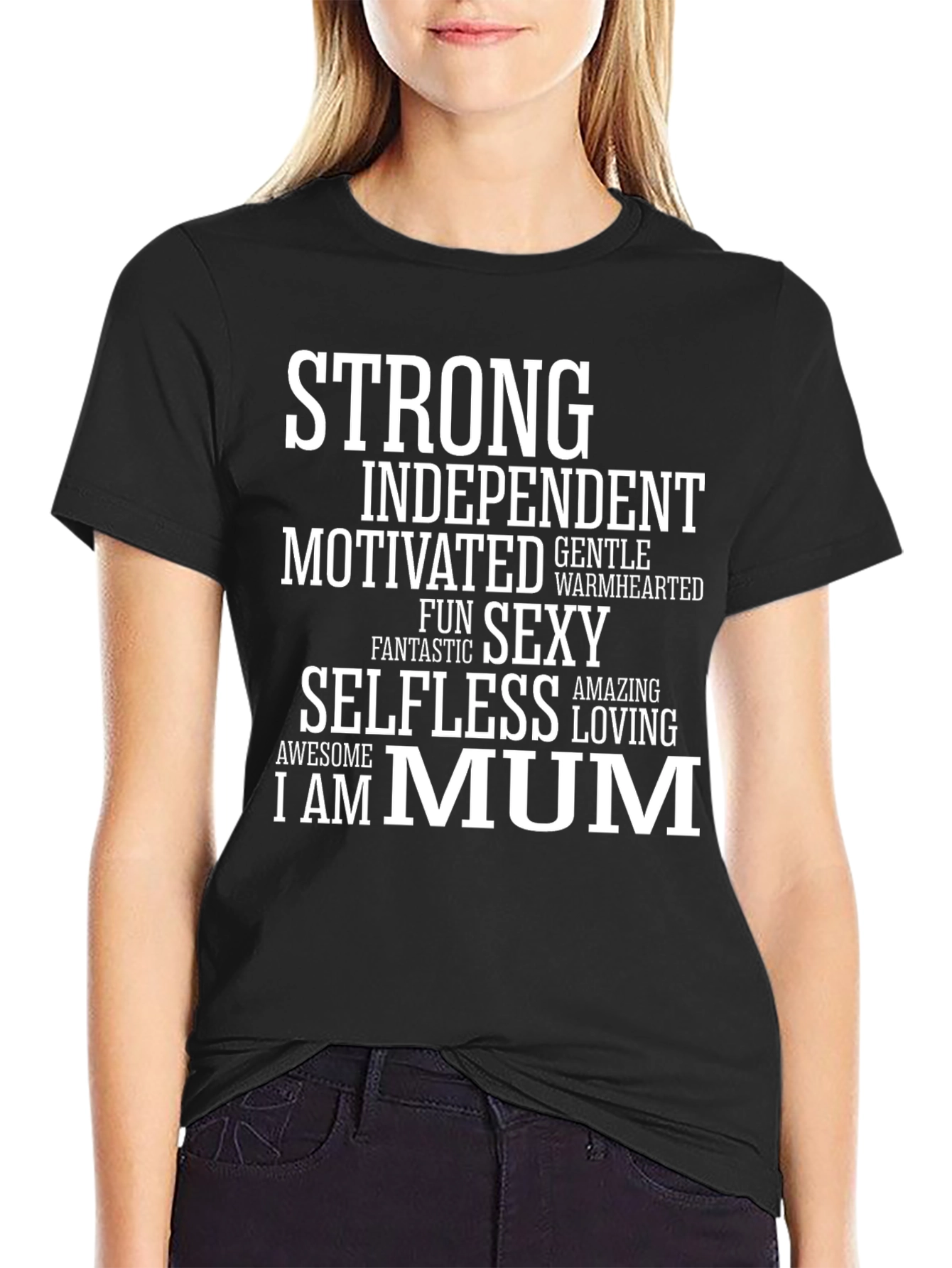 Strong Mum Graphic T-Shirt