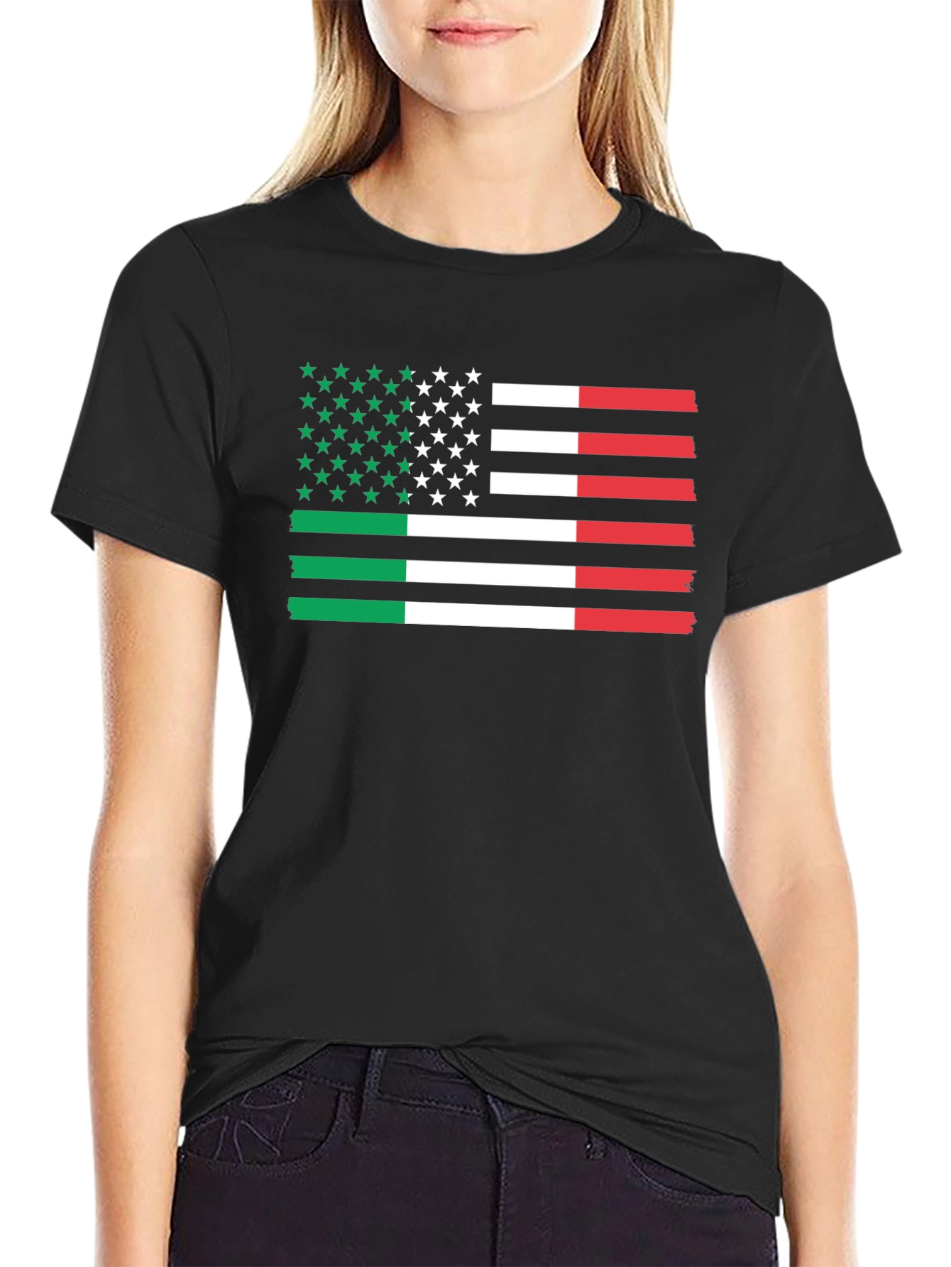 Italian American Flag T-Shirt