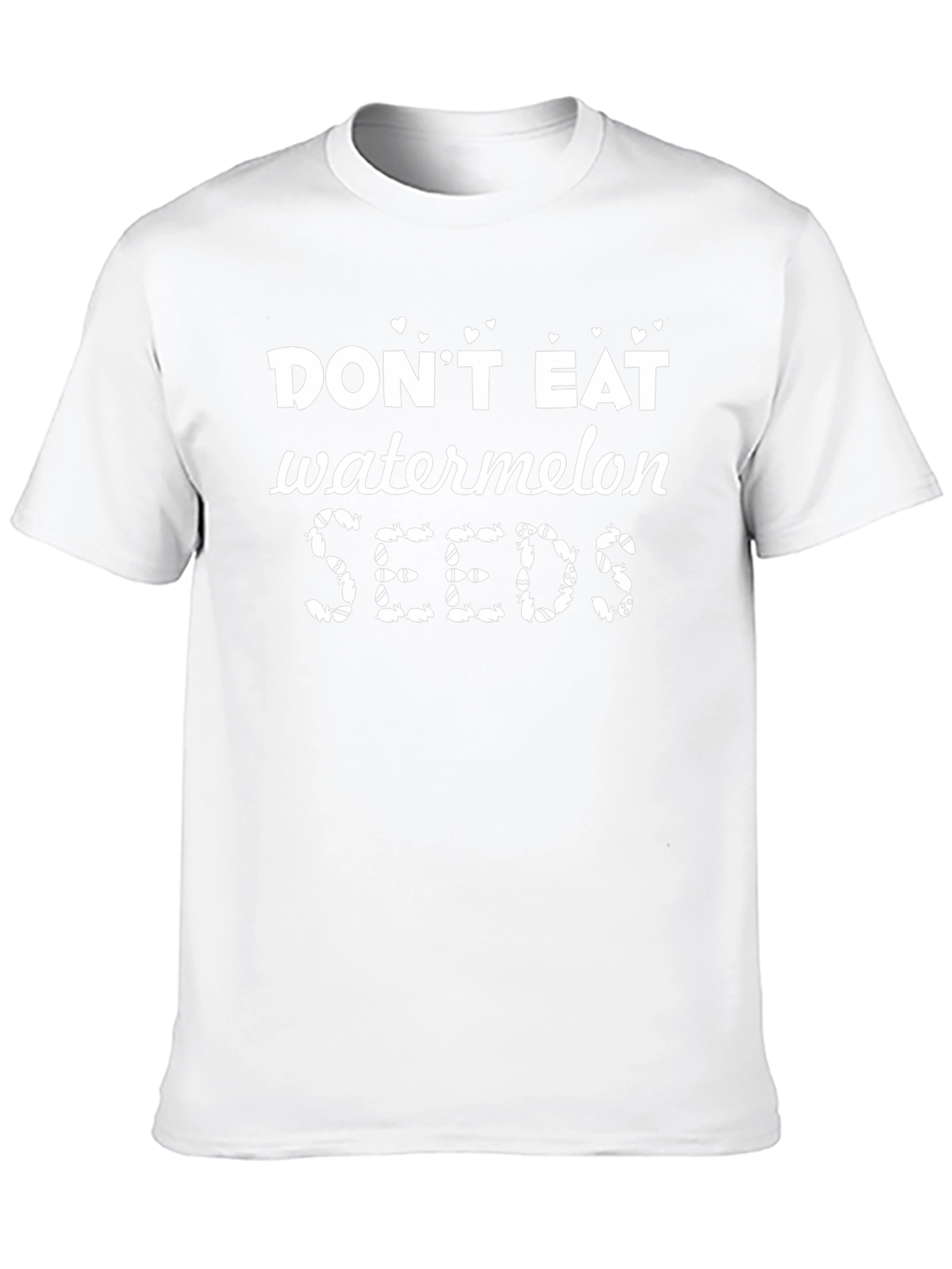 Dont Eat Watermelon Seeds Funny Graphic Tee