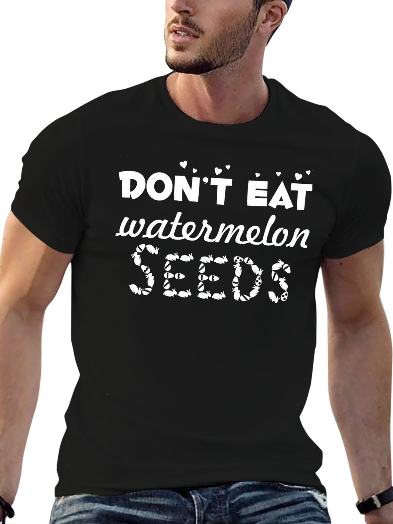 Dont Eat Watermelon Seeds Funny Graphic Tee