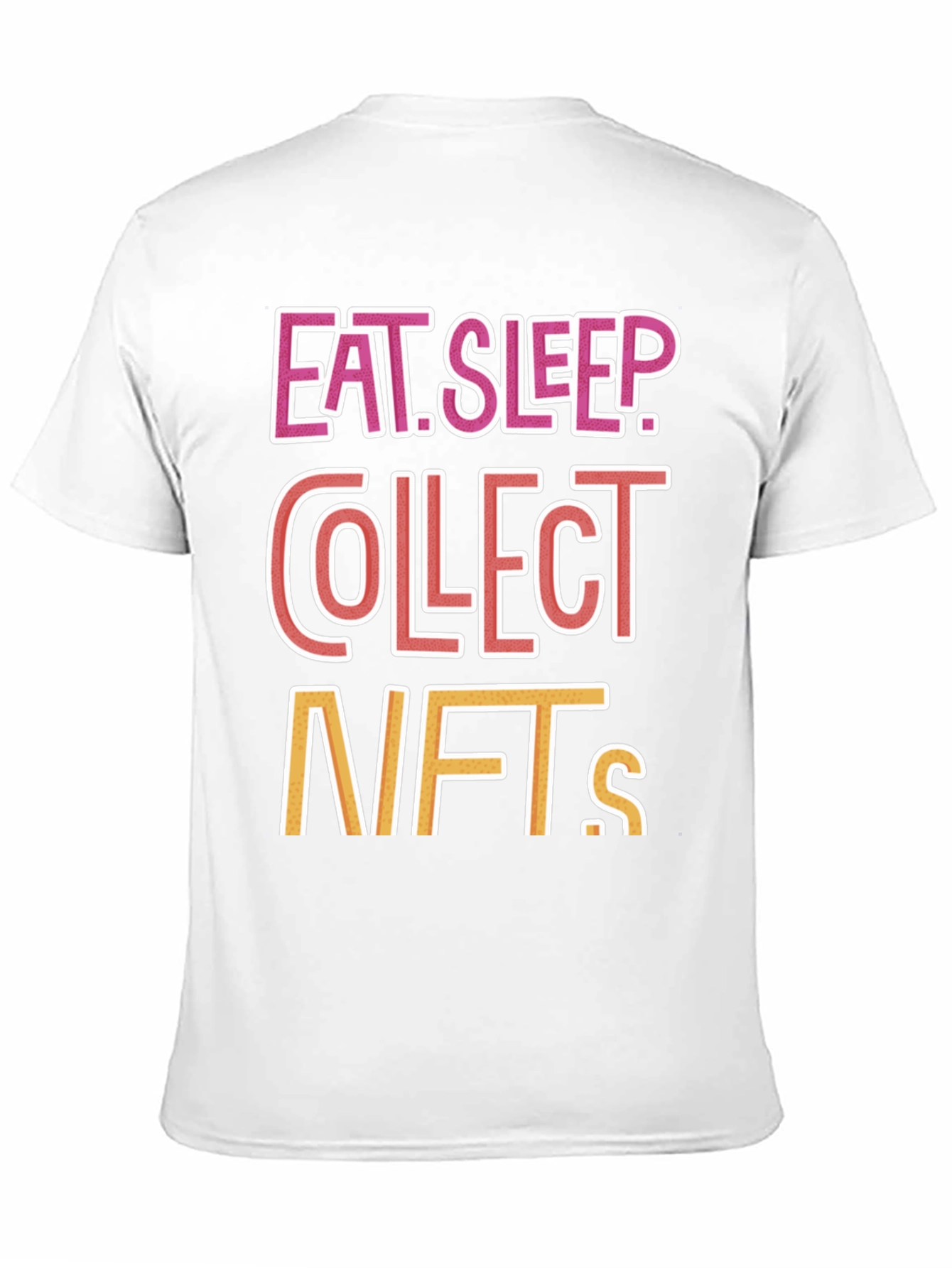 Eat Sleep Collect NFTs Graphic Tee