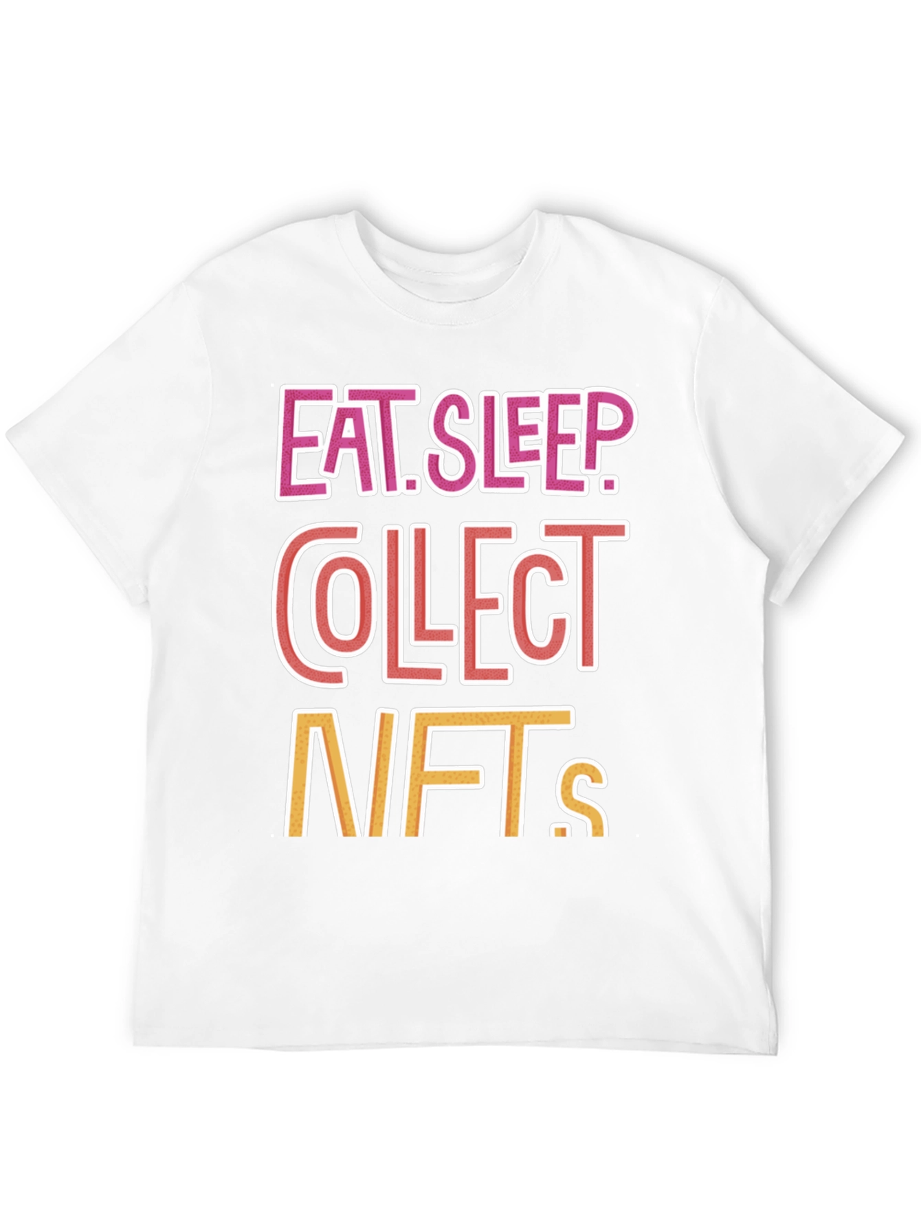 Eat Sleep Collect NFTs Graphic Tee