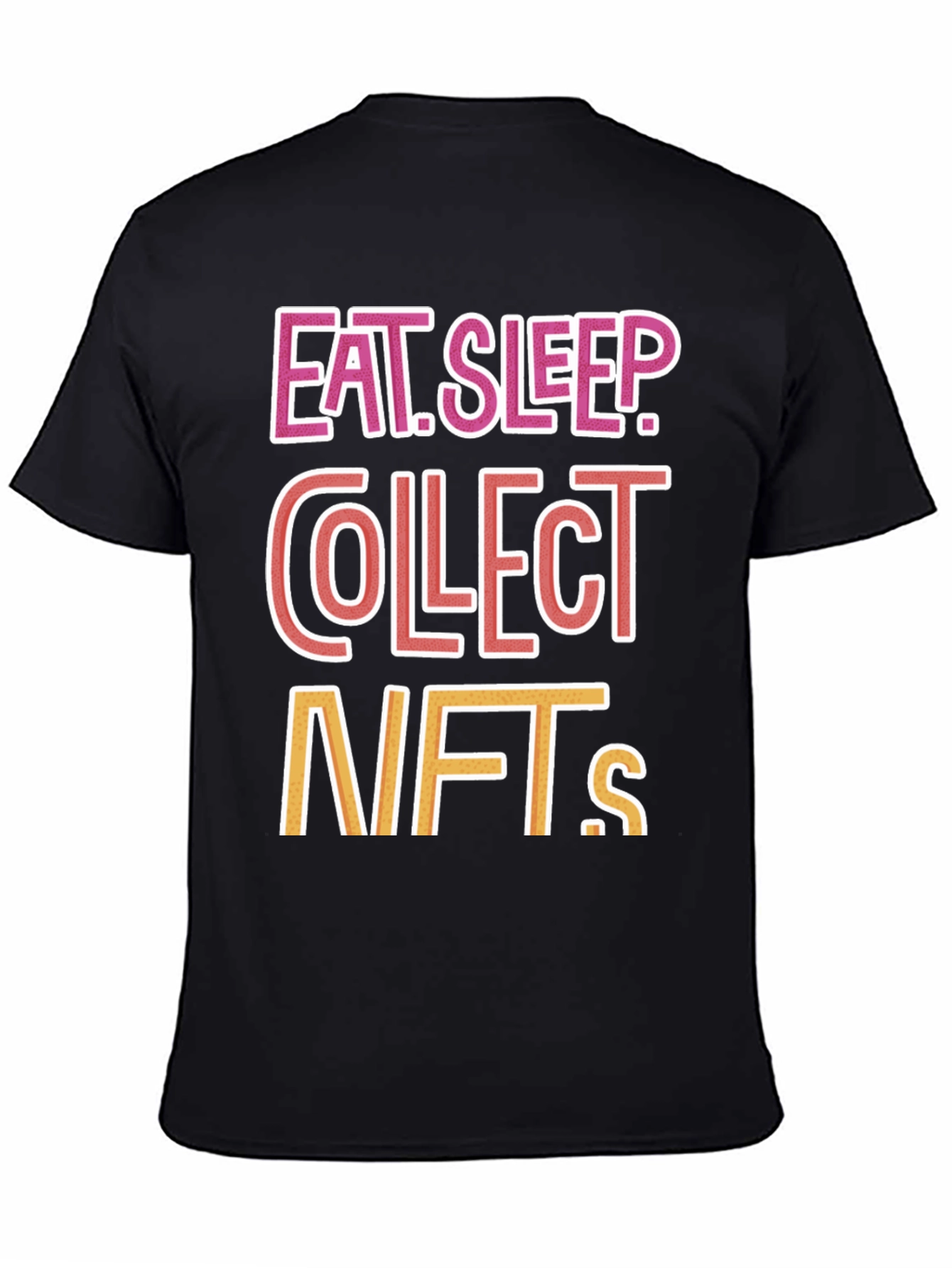 Eat Sleep Collect NFTs Graphic Tee