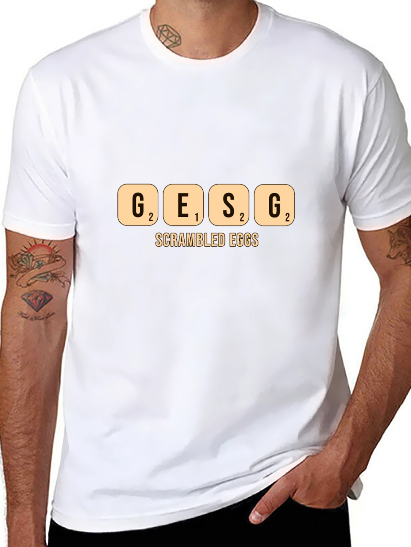 Scrambled Eggs Graphic Tee - Funny Brunch T-Shirt