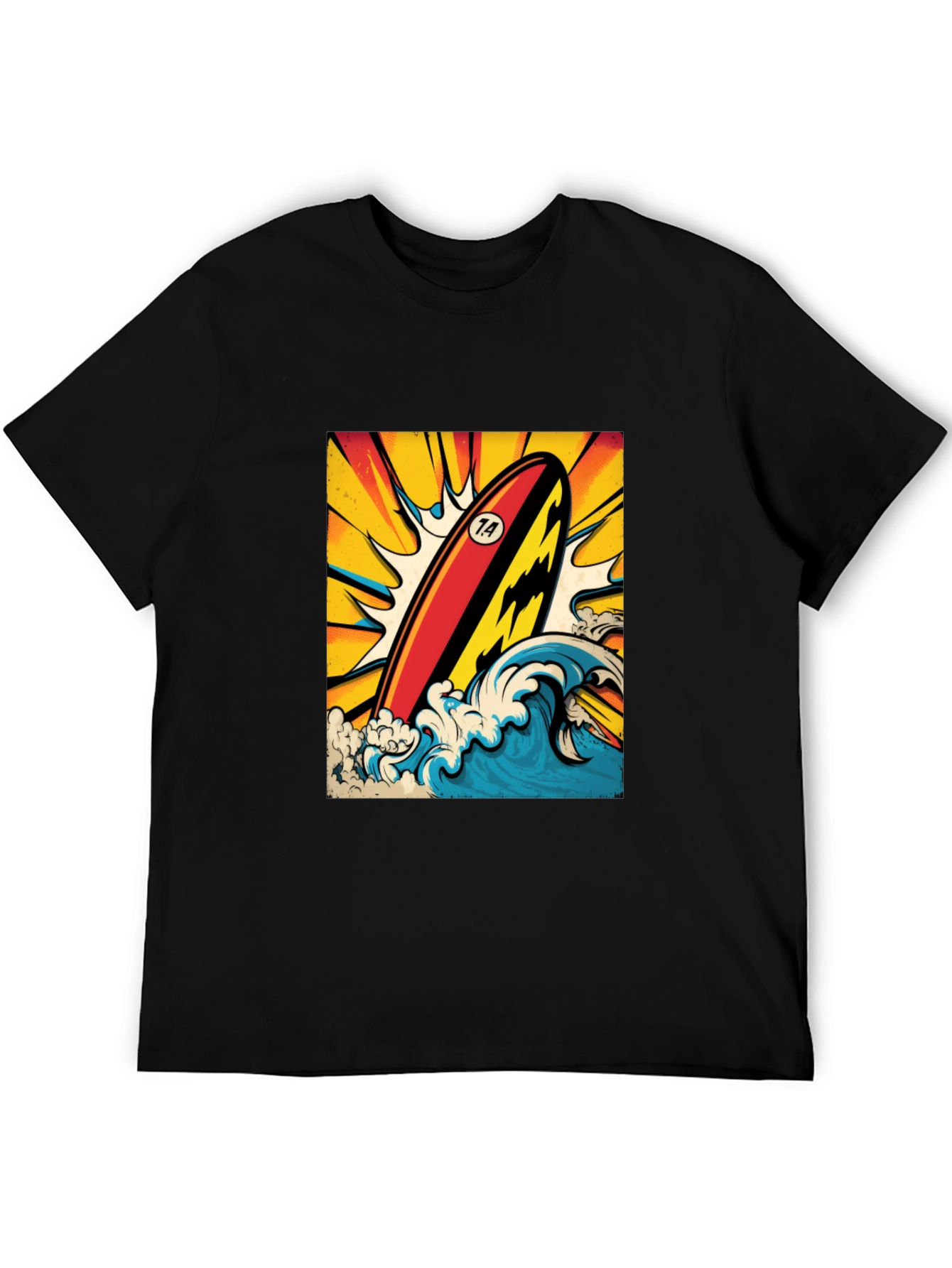 Surfboard Wave Graphic Tee