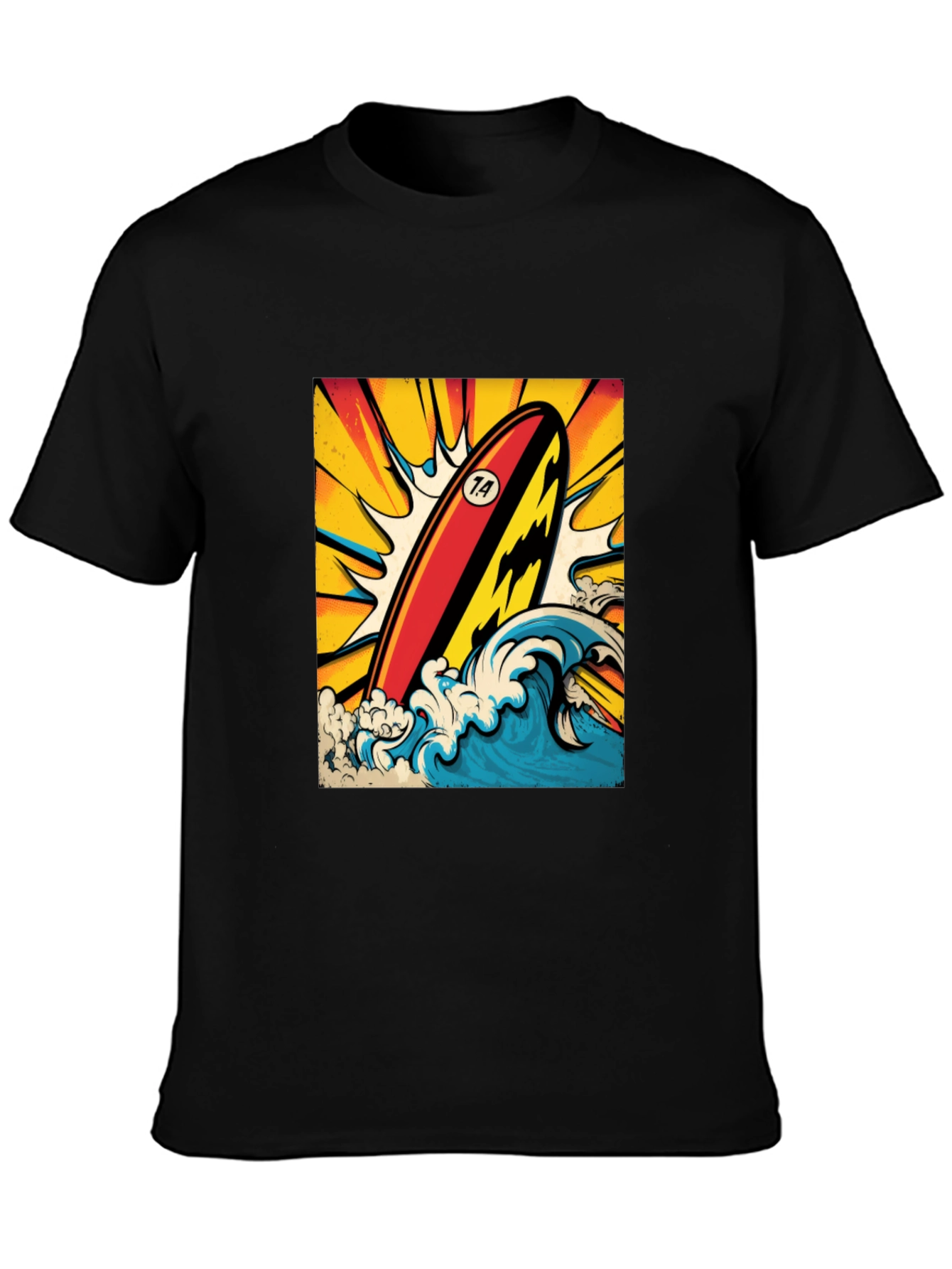 Surfboard Wave Graphic Tee