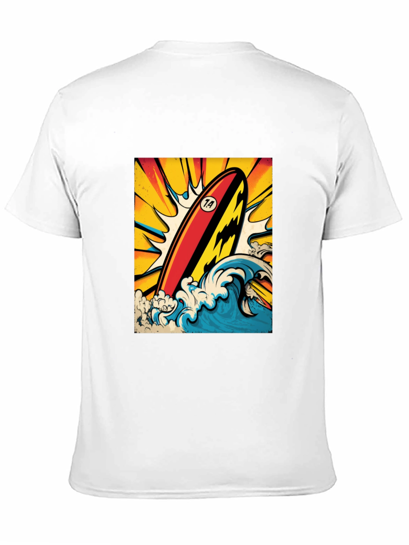 Surfboard Wave Graphic Tee