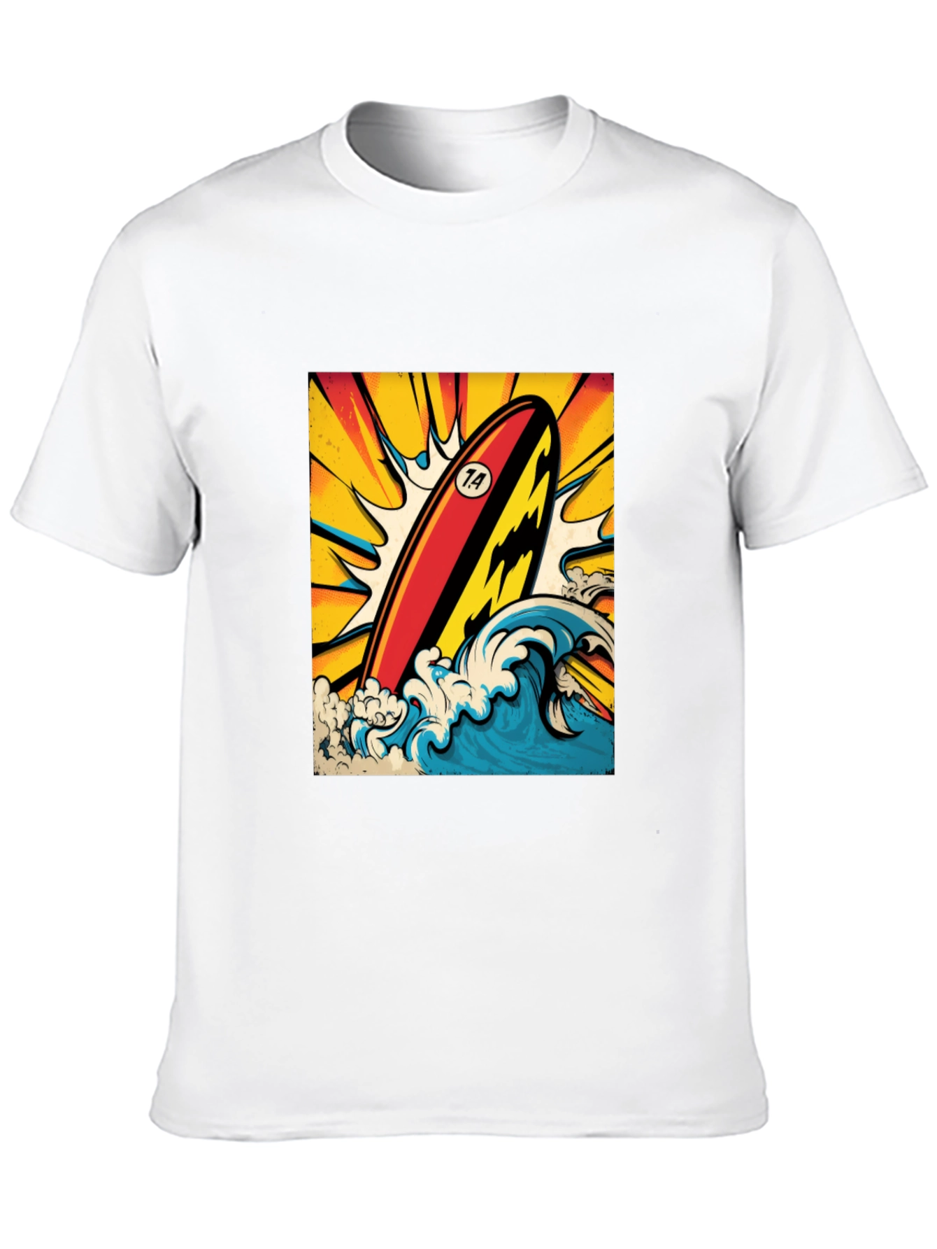 Surfboard Wave Graphic Tee