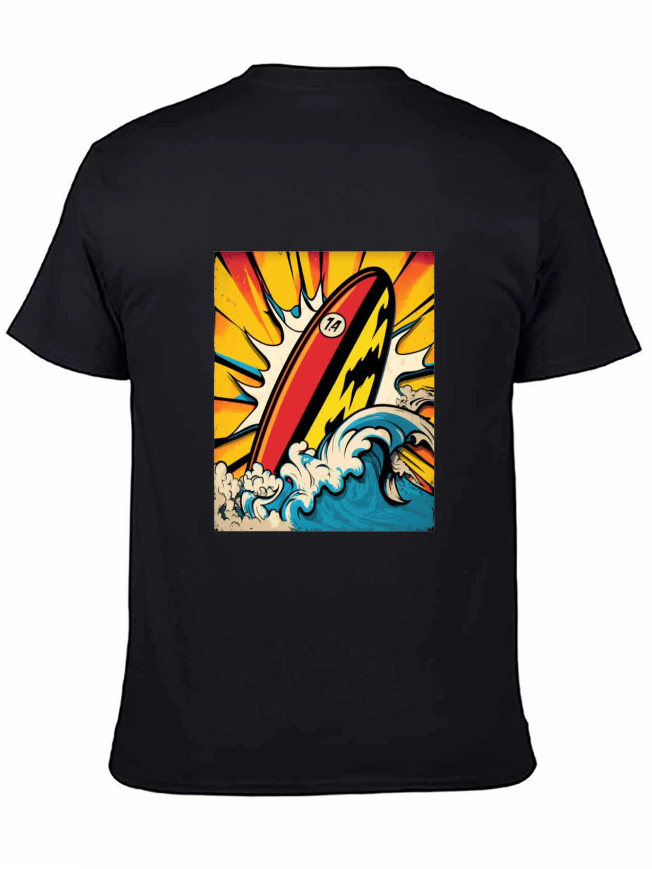 Surfboard Wave Graphic Tee