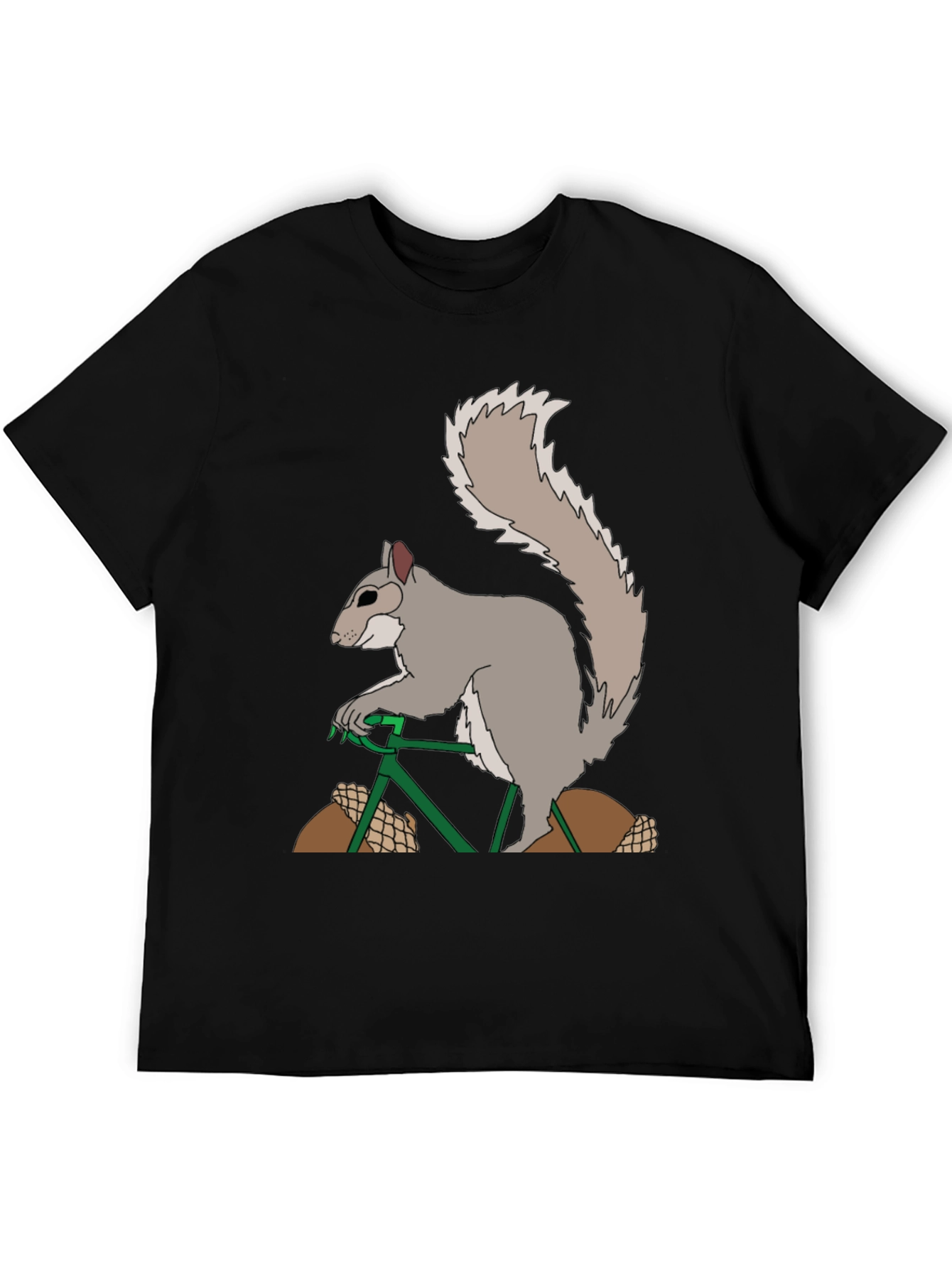 Squirrel on Bike Graphic Tee