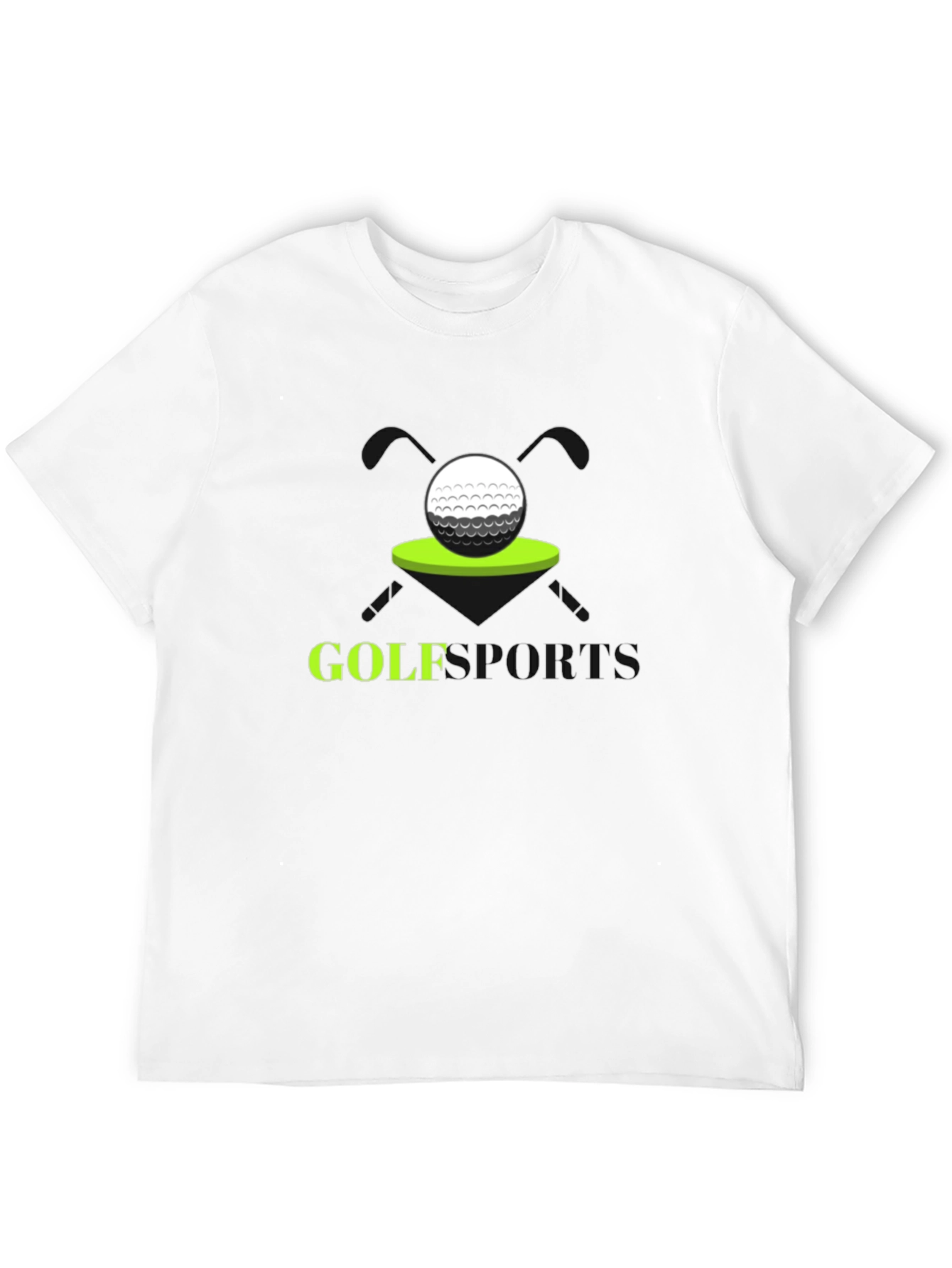 Golf Sports Graphic T-Shirt - Black Tee