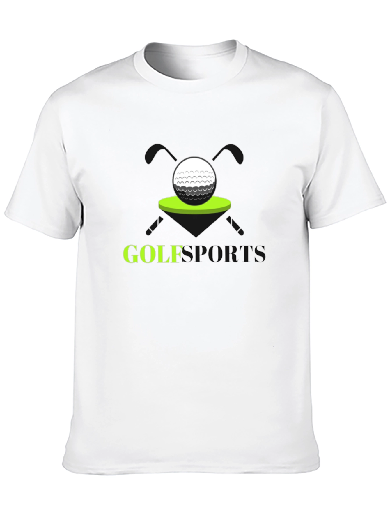 Golf Sports Graphic T-Shirt - Black Tee