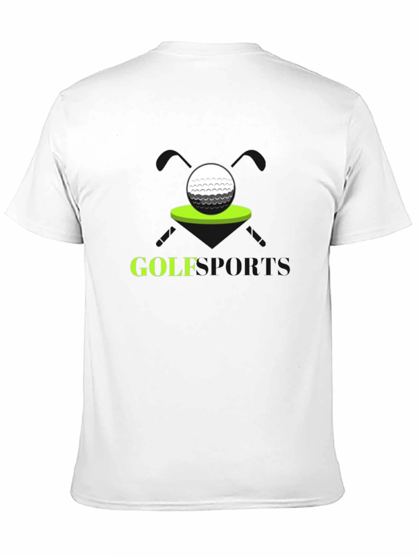 Golf Sports Graphic T-Shirt - Black Tee