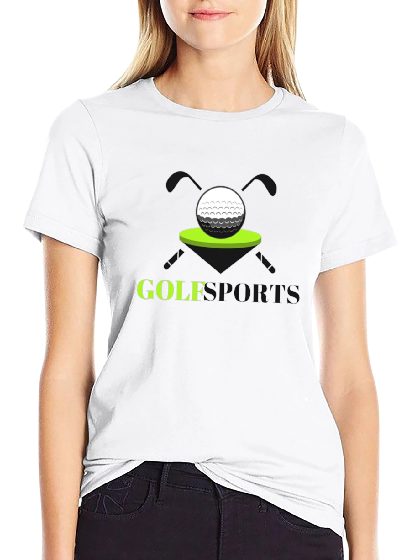 Golf Sports Graphic T-Shirt - Black Tee