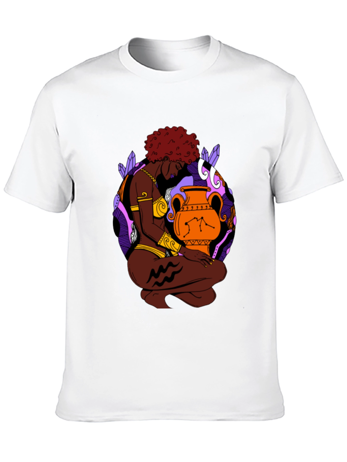 Aquarius Zodiac T-Shirt - Stylish Graphic Tee