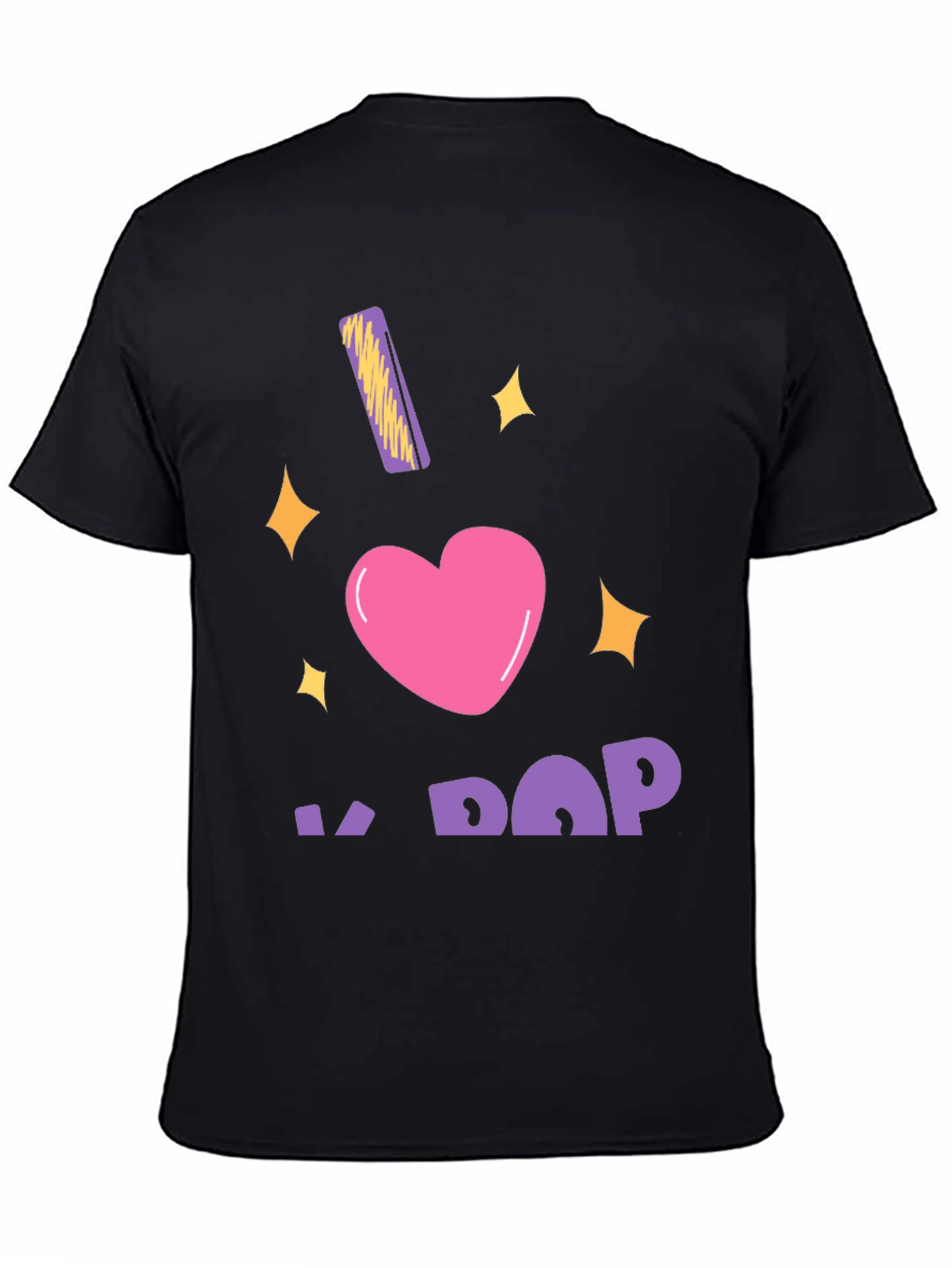 I Heart K-Pop Black T-Shirt