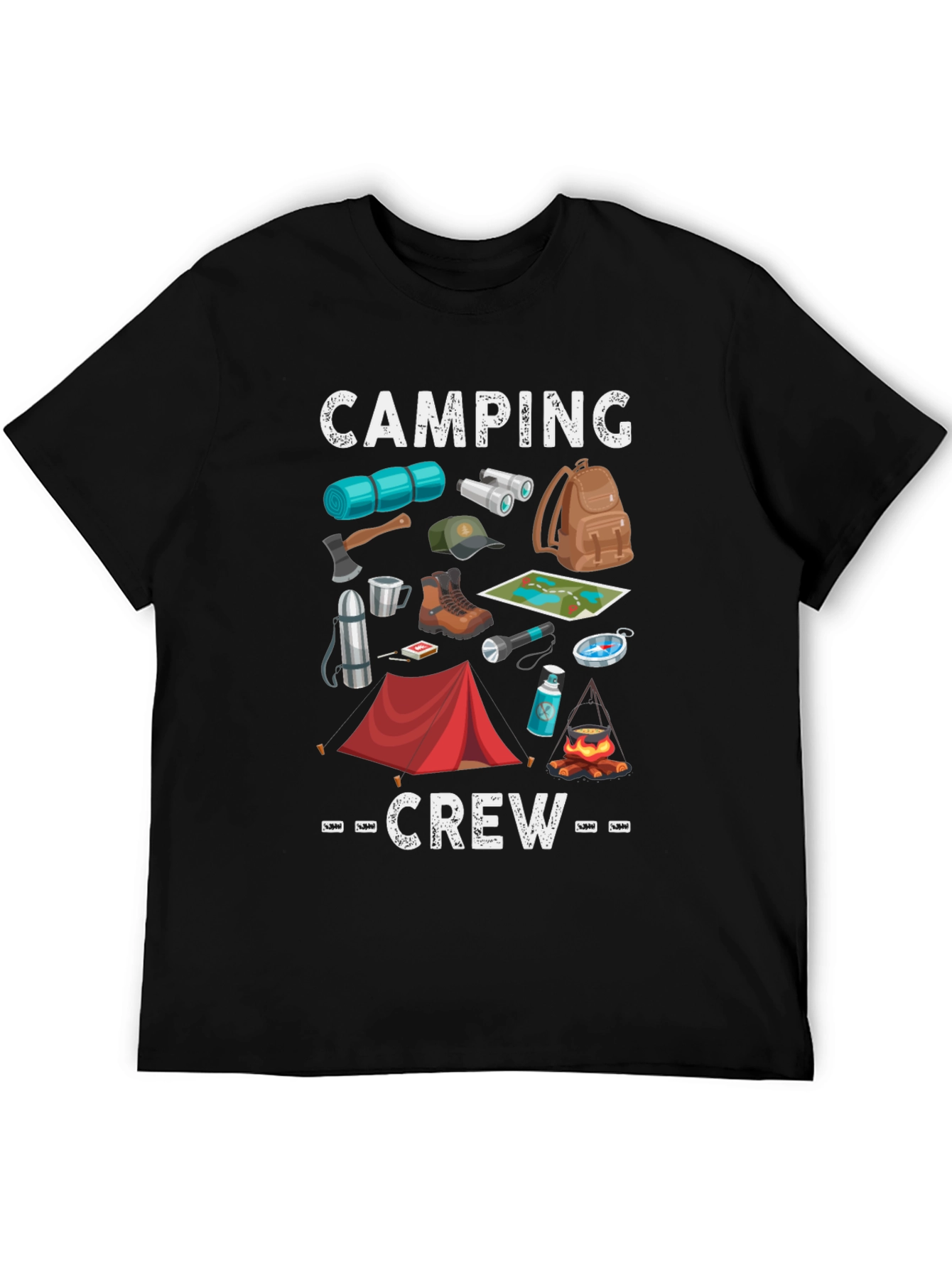 Camping Crew Graphic T-Shirt