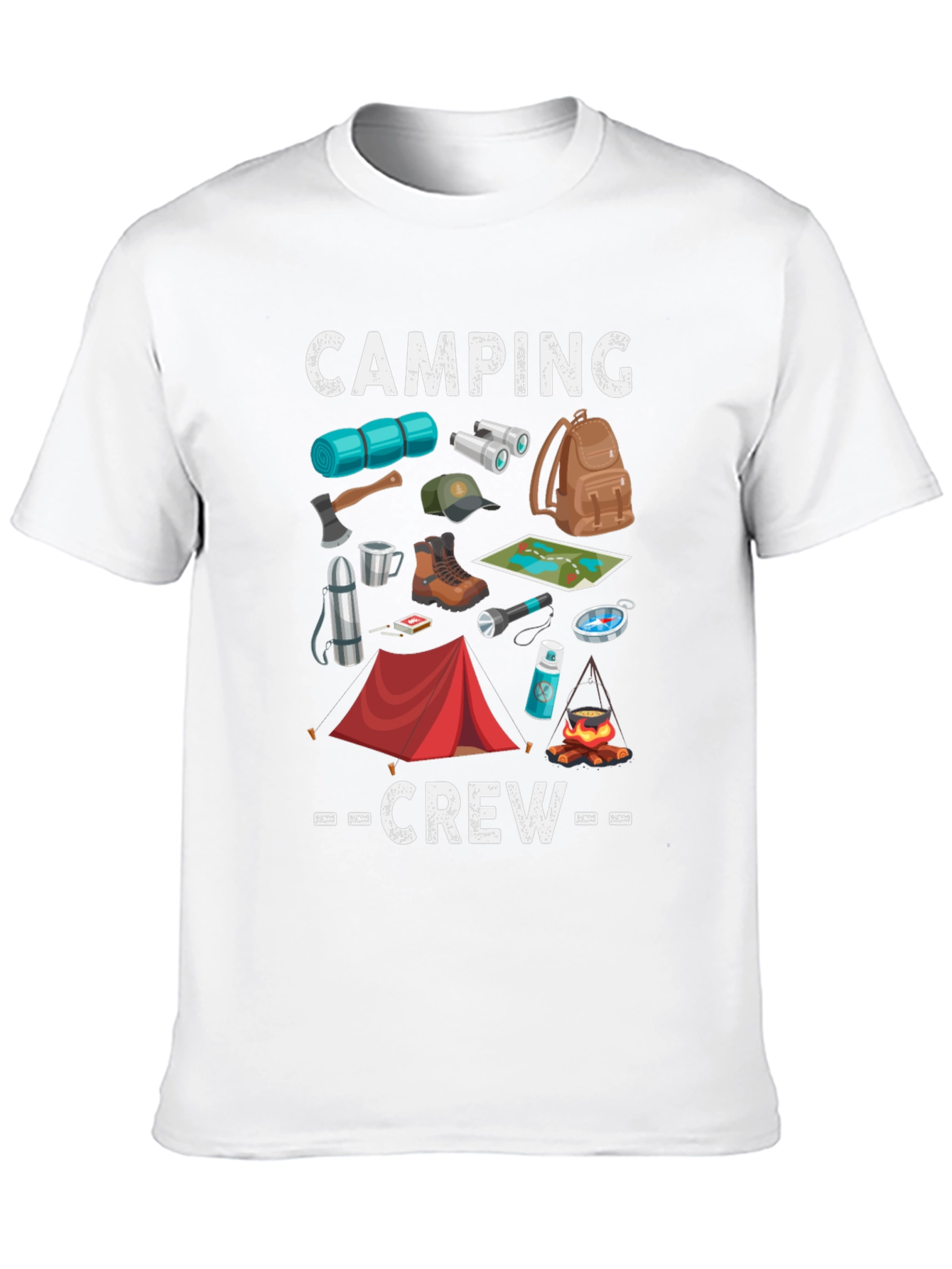 Camping Crew Graphic T-Shirt