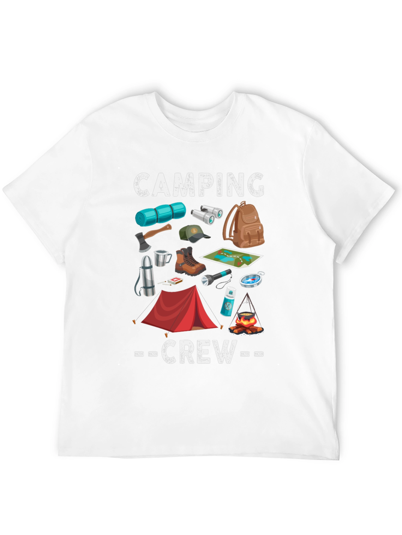 Camping Crew Graphic T-Shirt