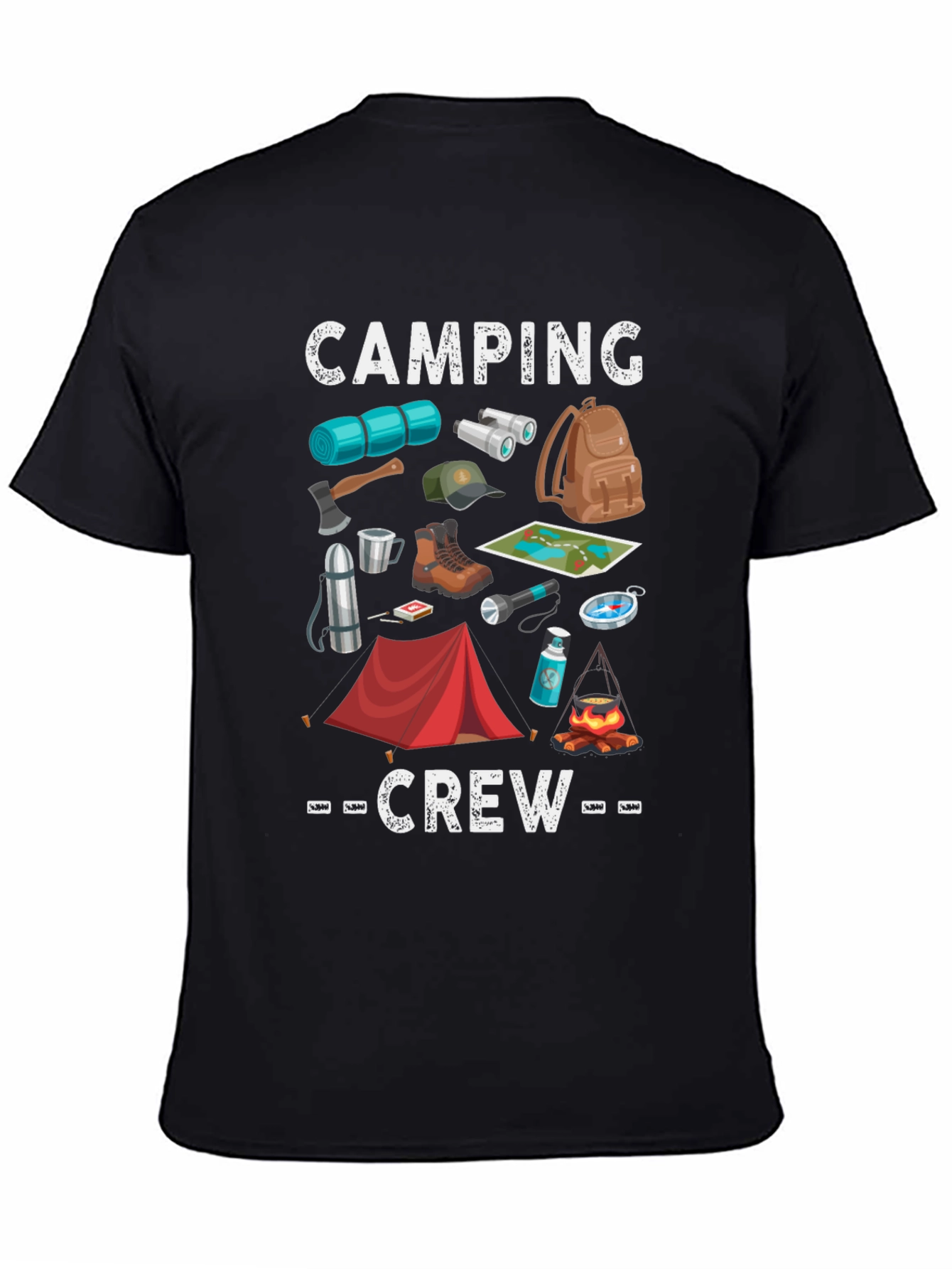 Camping Crew Graphic T-Shirt