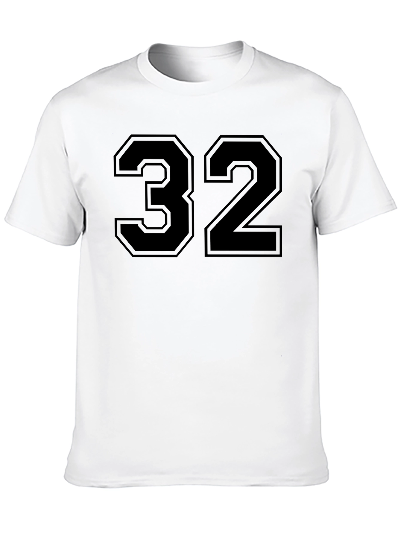 Number 32 Black Graphic Tee