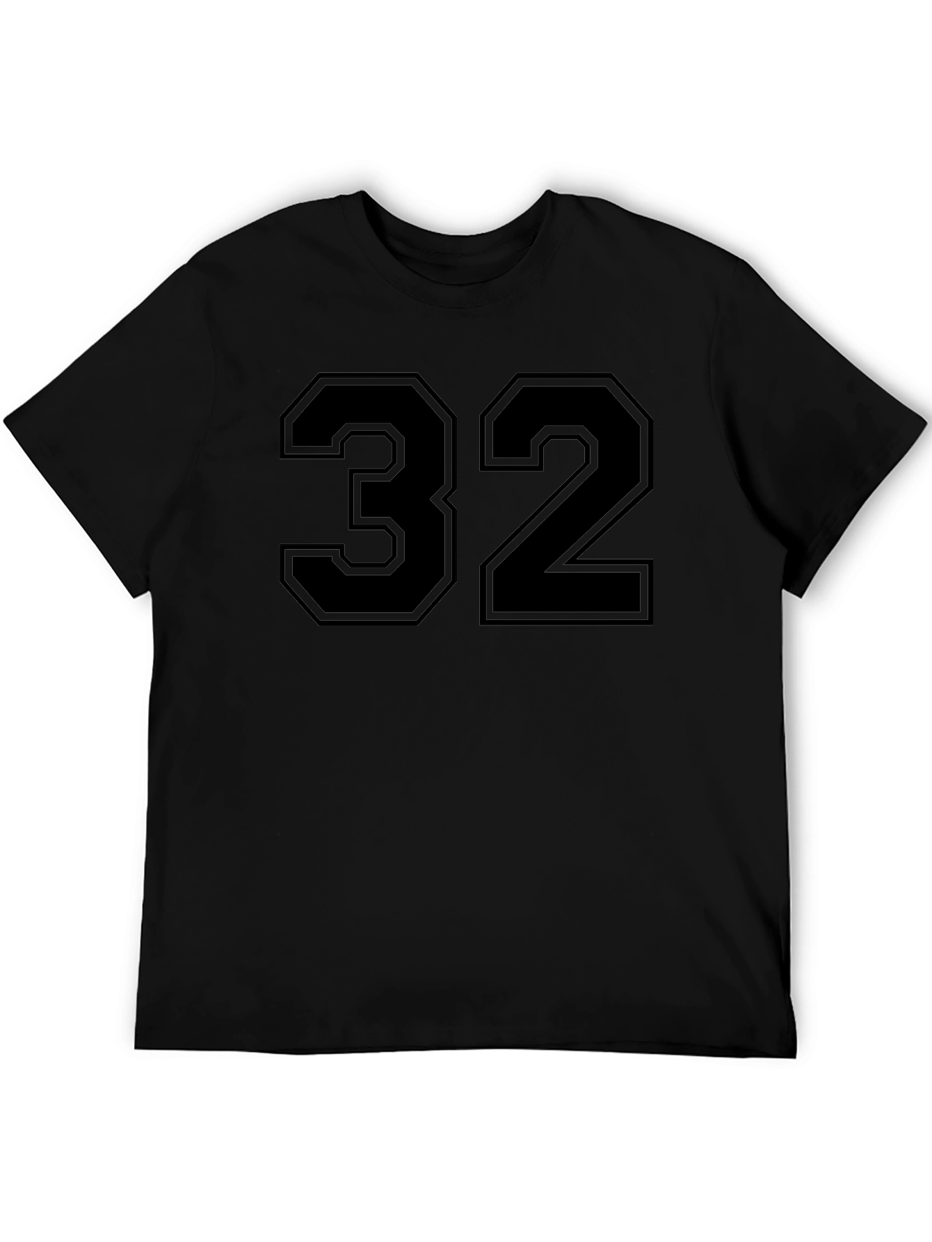 Number 32 Black Graphic Tee