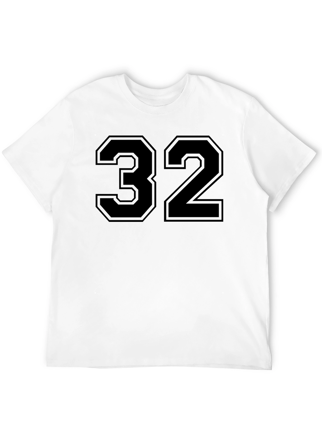 Number 32 Black Graphic Tee