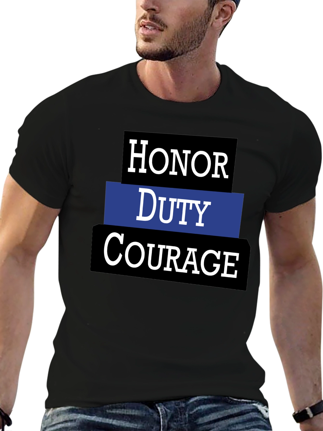 Honor Duty Courage Graphic Tee