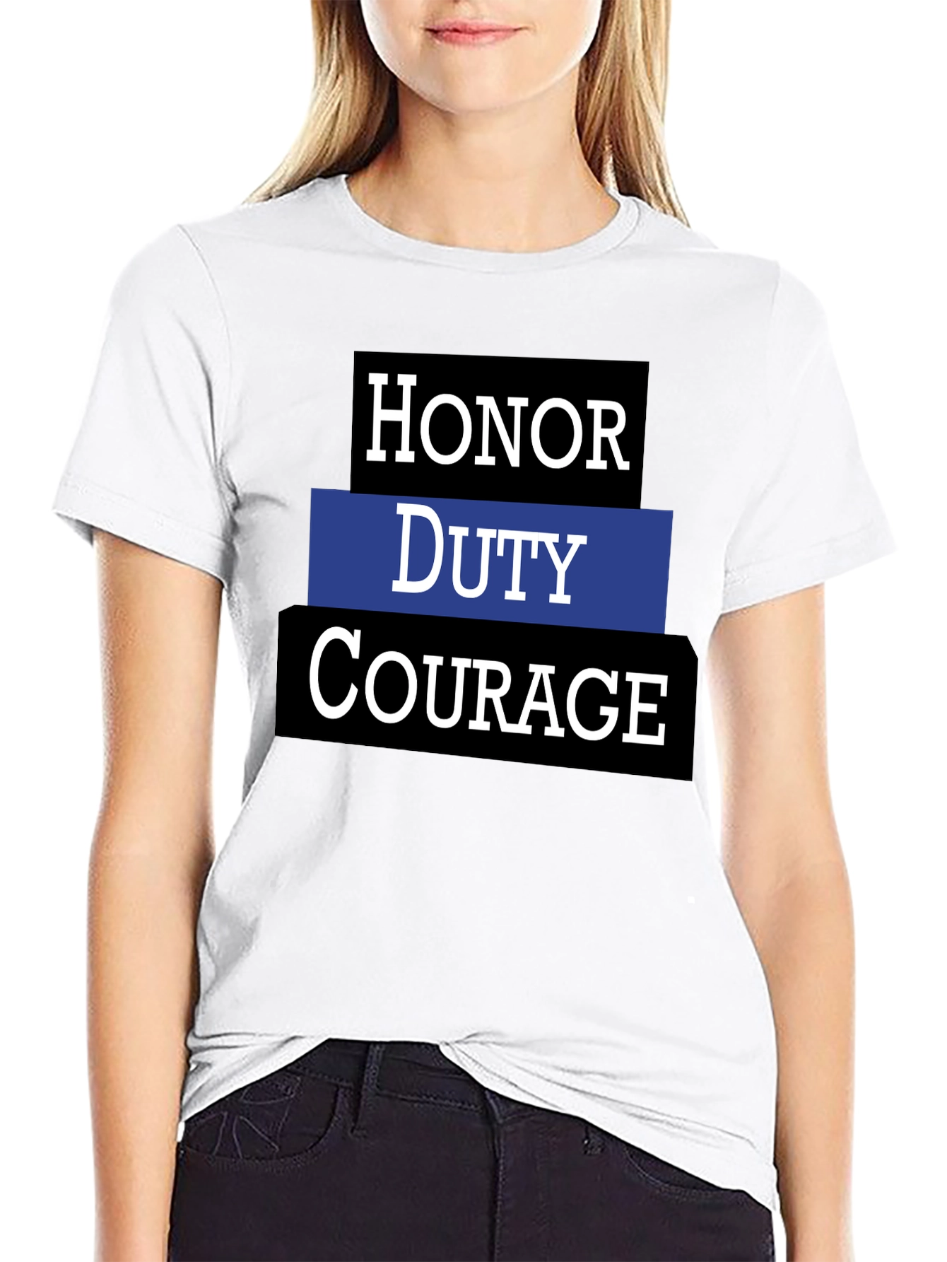 Honor Duty Courage Graphic Tee