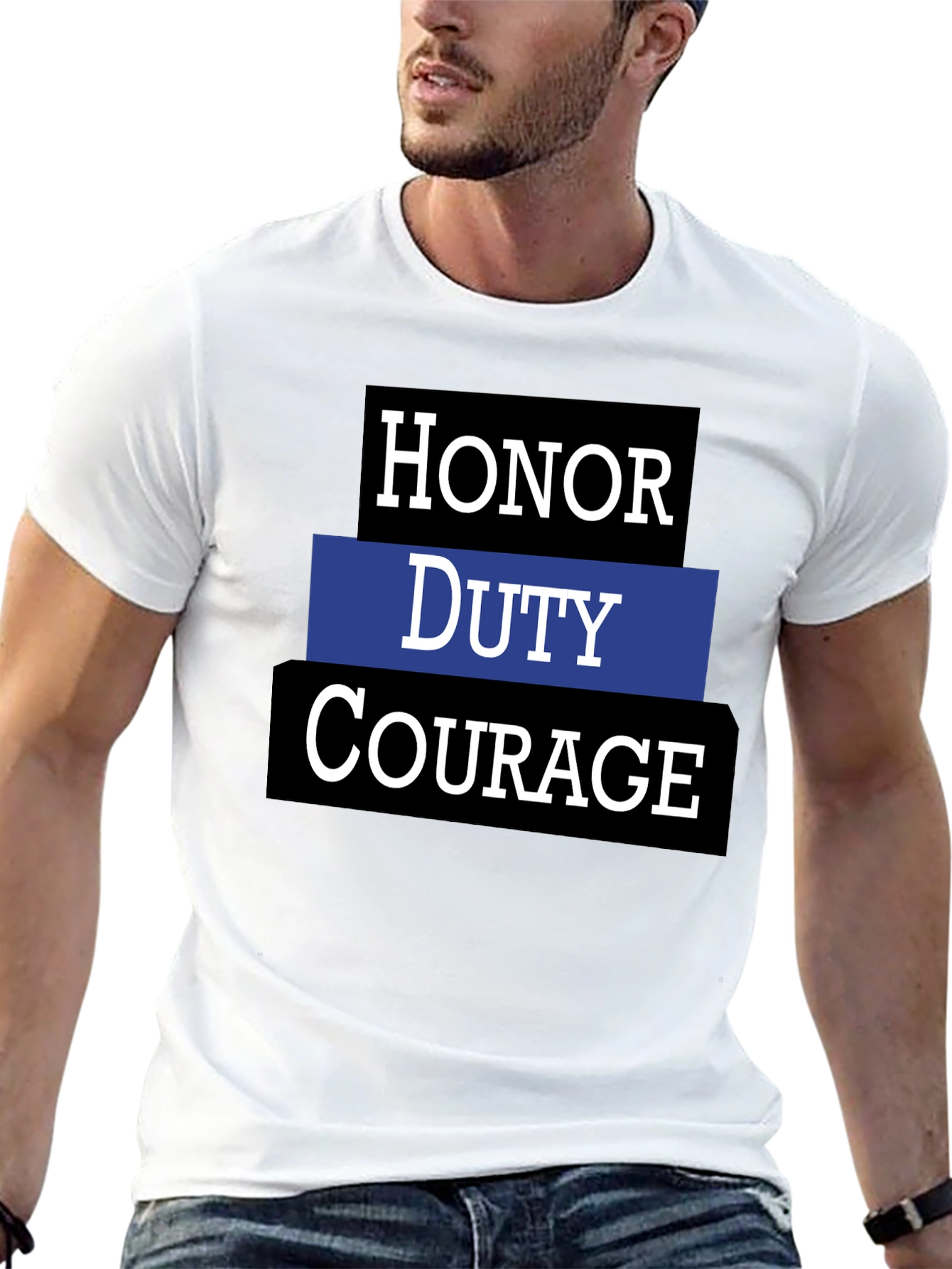Honor Duty Courage Graphic Tee