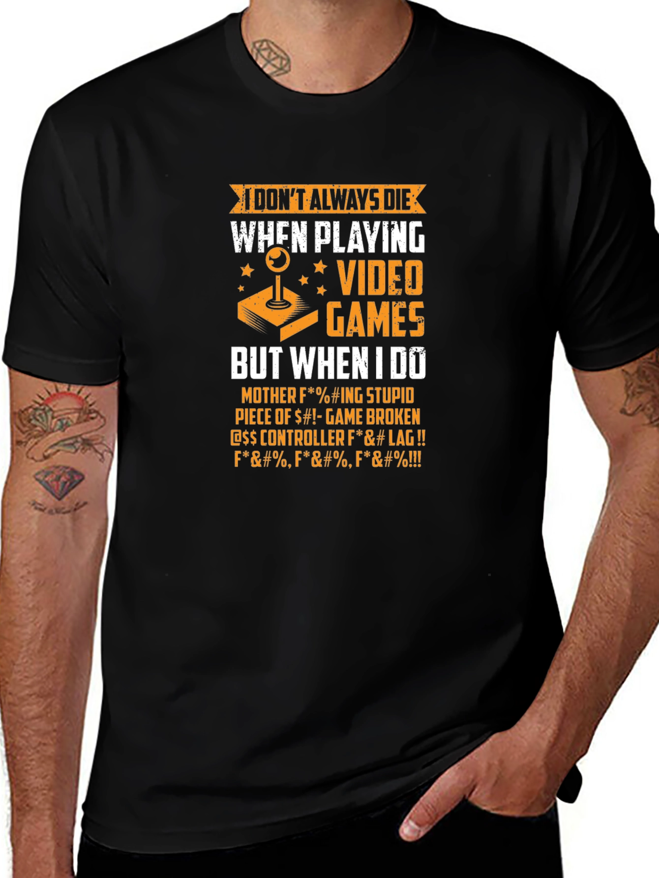 Gamer Humor T-Shirt - Video Game Death Quote