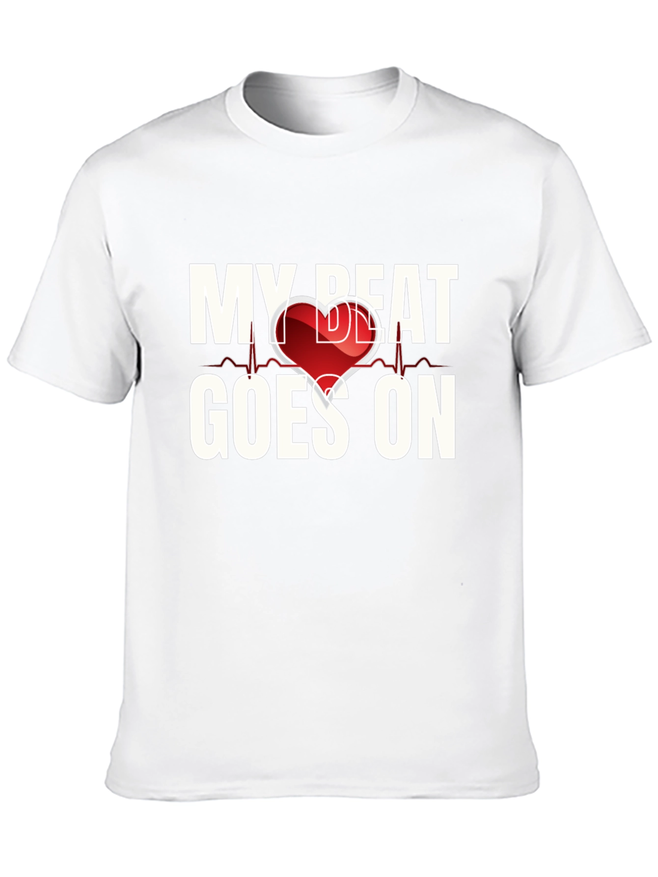 My Heart Beat Goes On Graphic T-Shirt