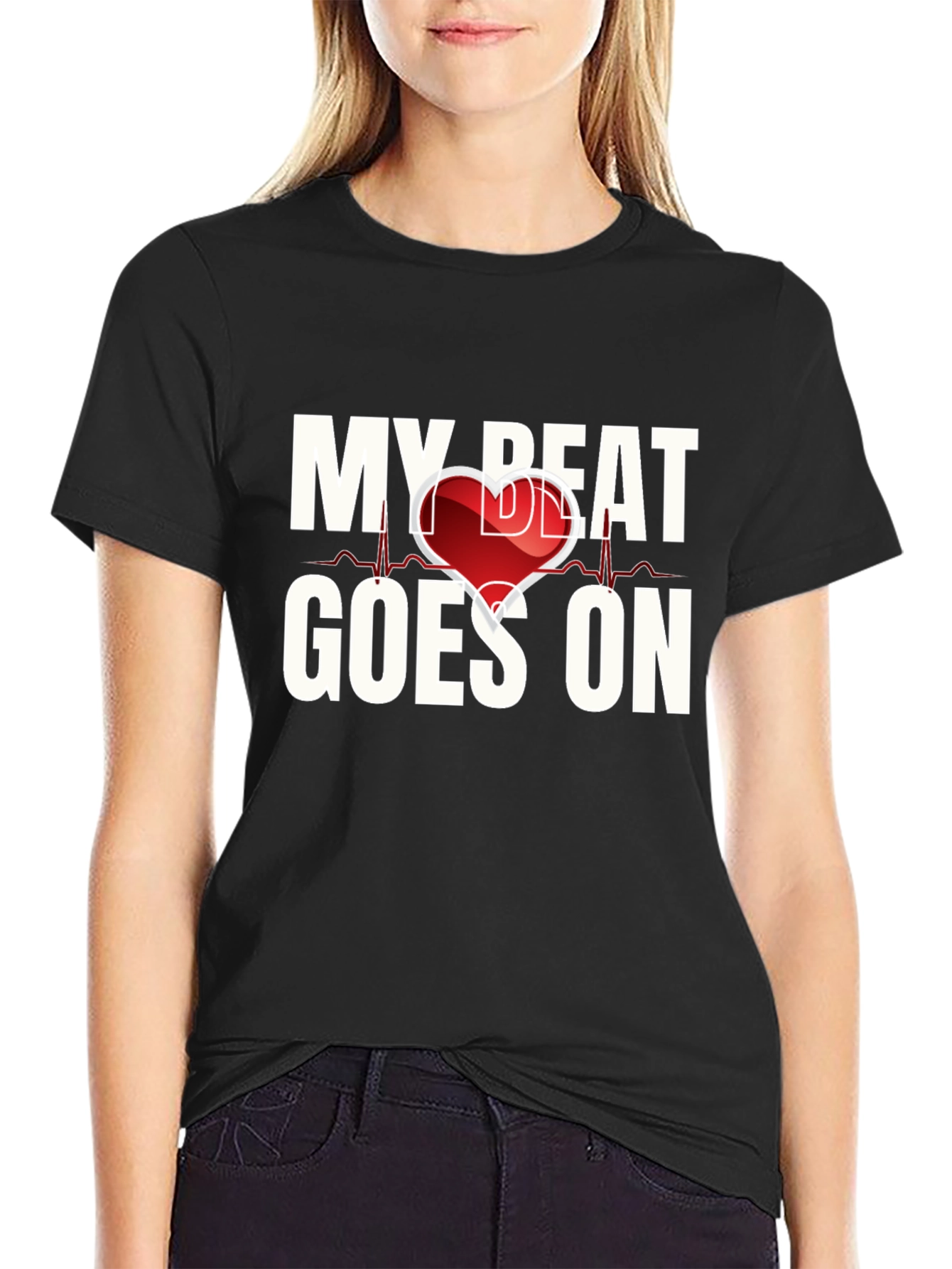 My Heart Beat Goes On Graphic T-Shirt