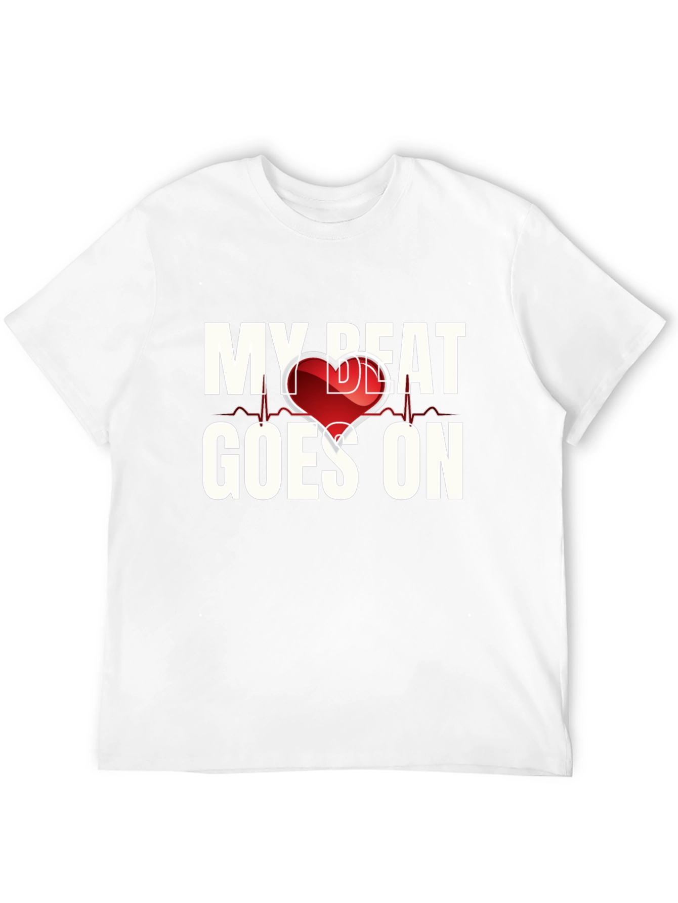 My Heart Beat Goes On Graphic T-Shirt