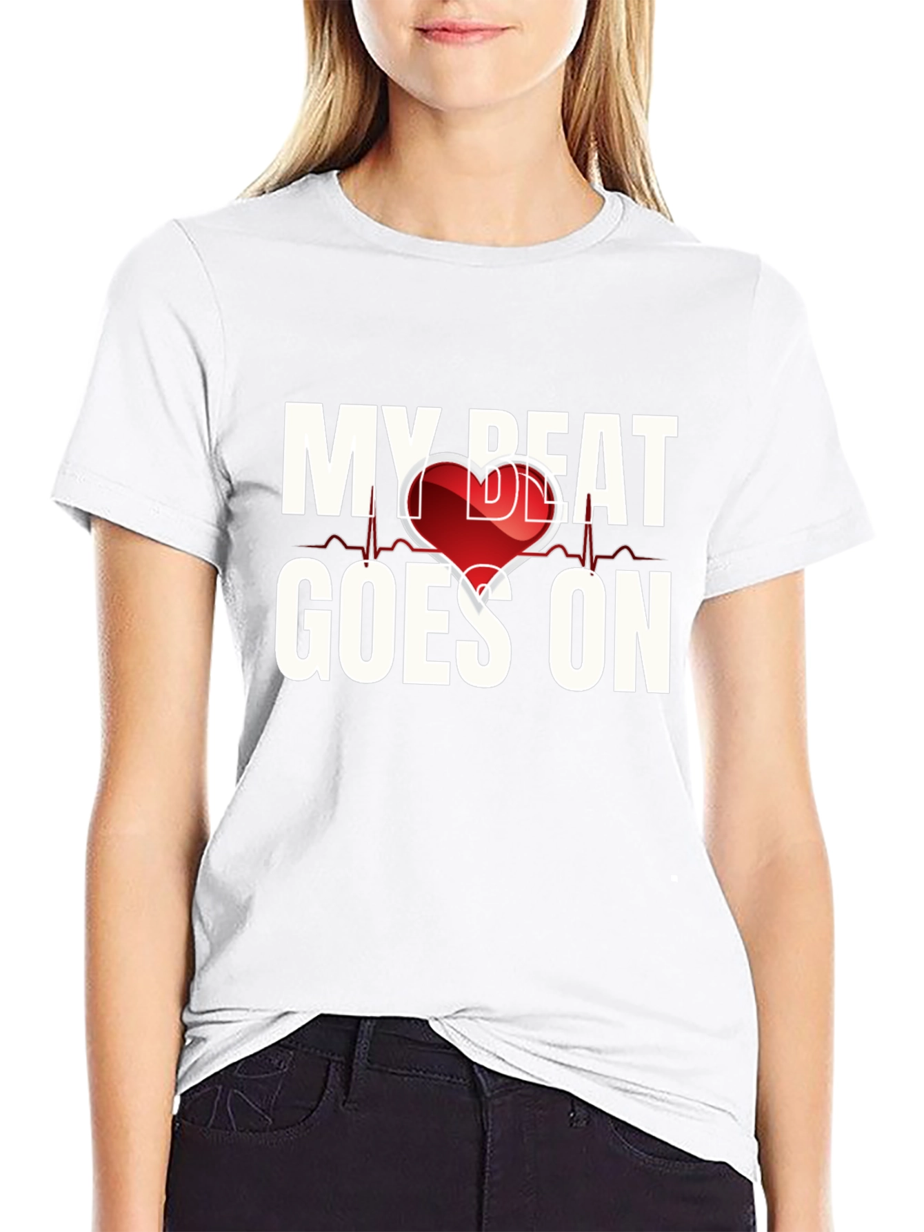 My Heart Beat Goes On Graphic T-Shirt