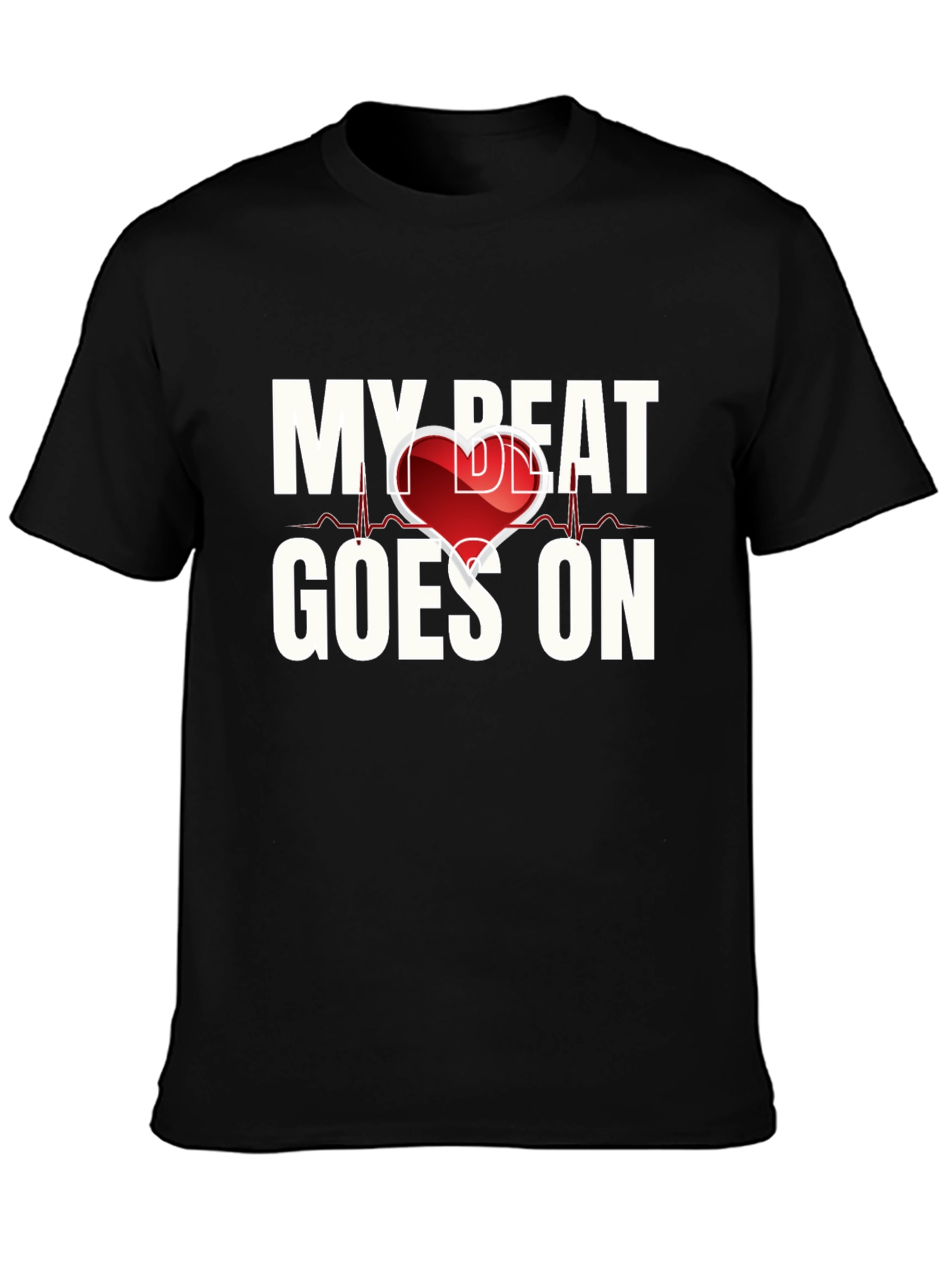 My Heart Beat Goes On Graphic T-Shirt